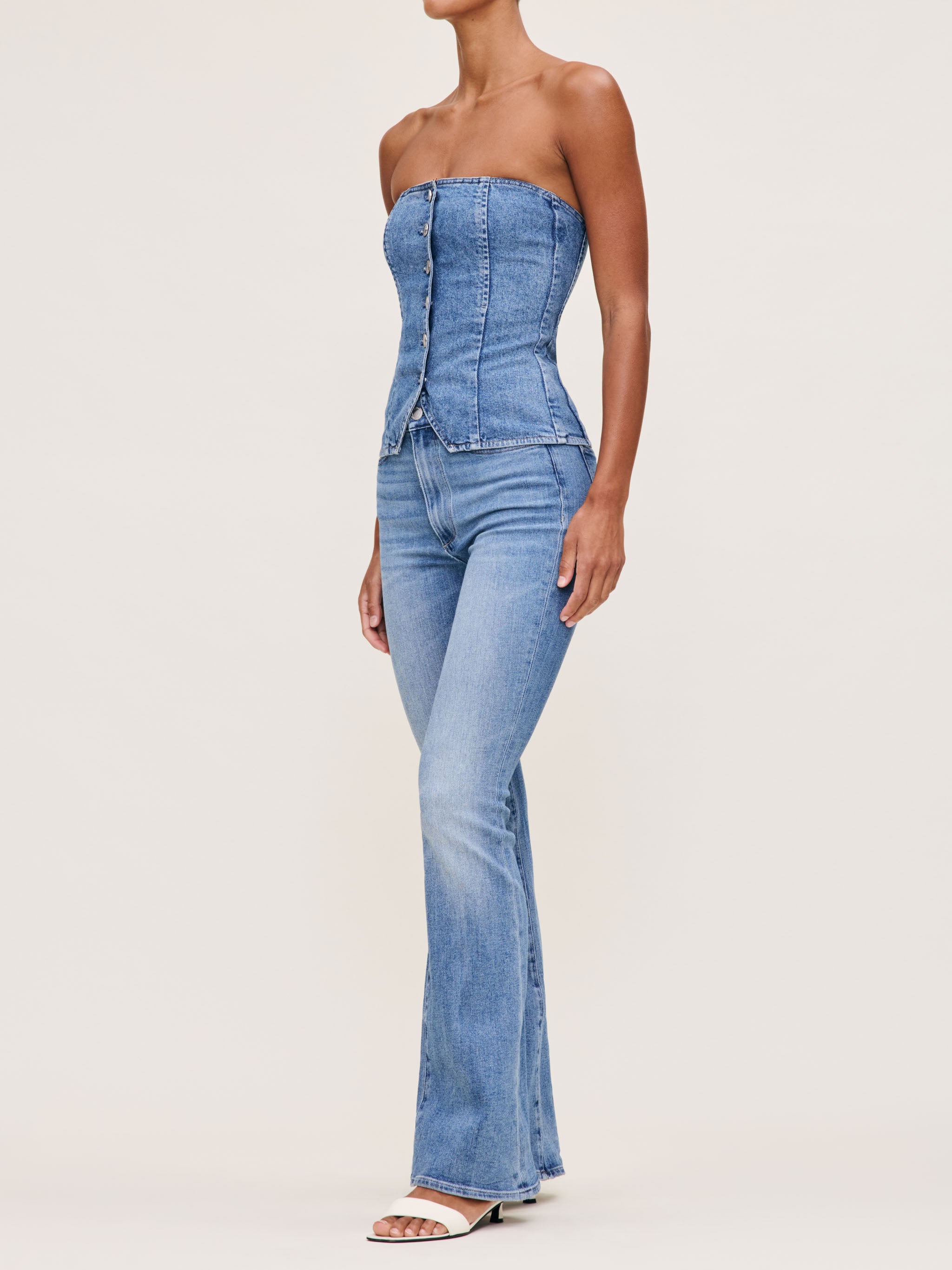 Women's Blue Boot Cut Jeans