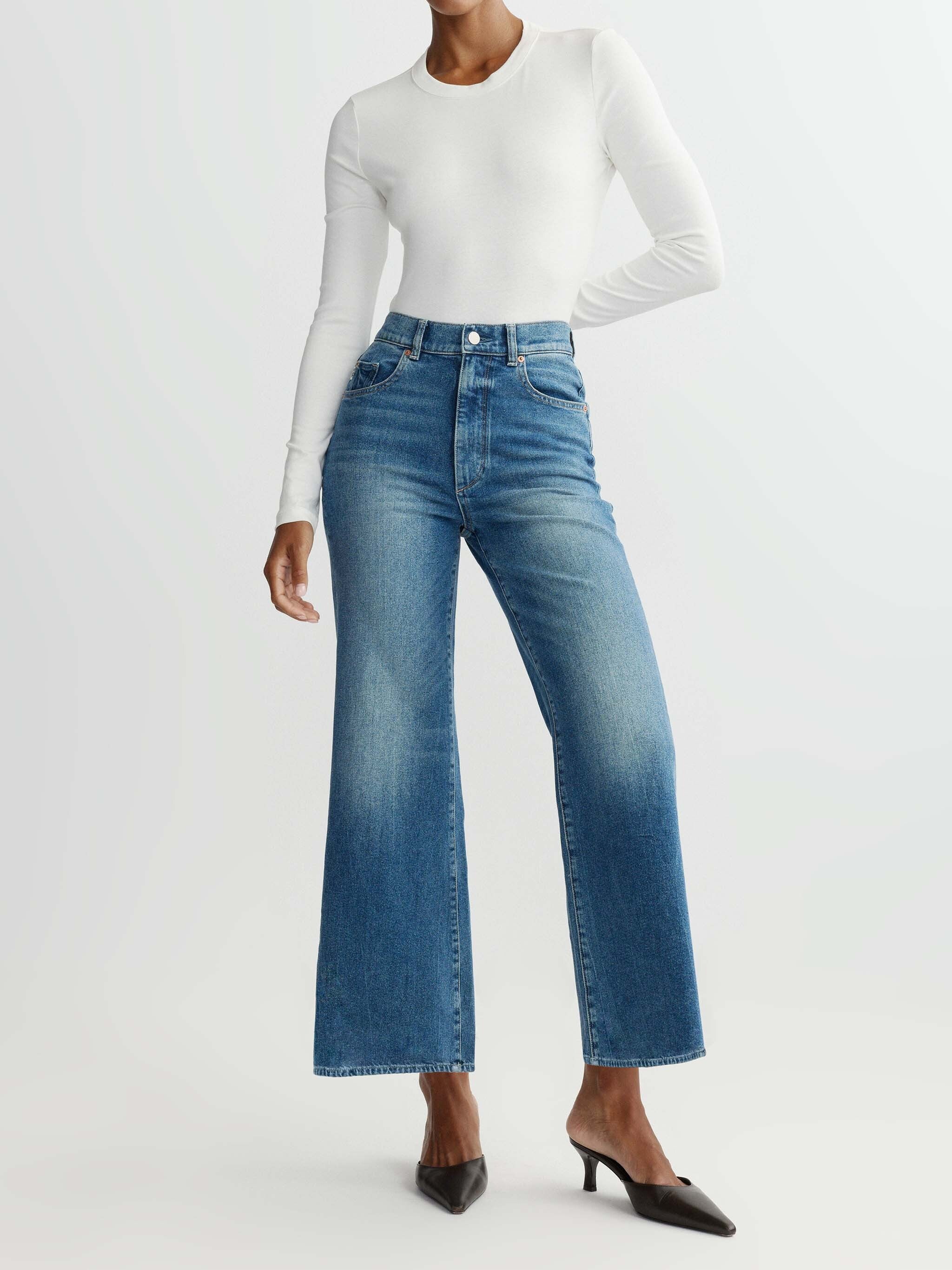 Hepburn Wide Leg Petite High Rise 25