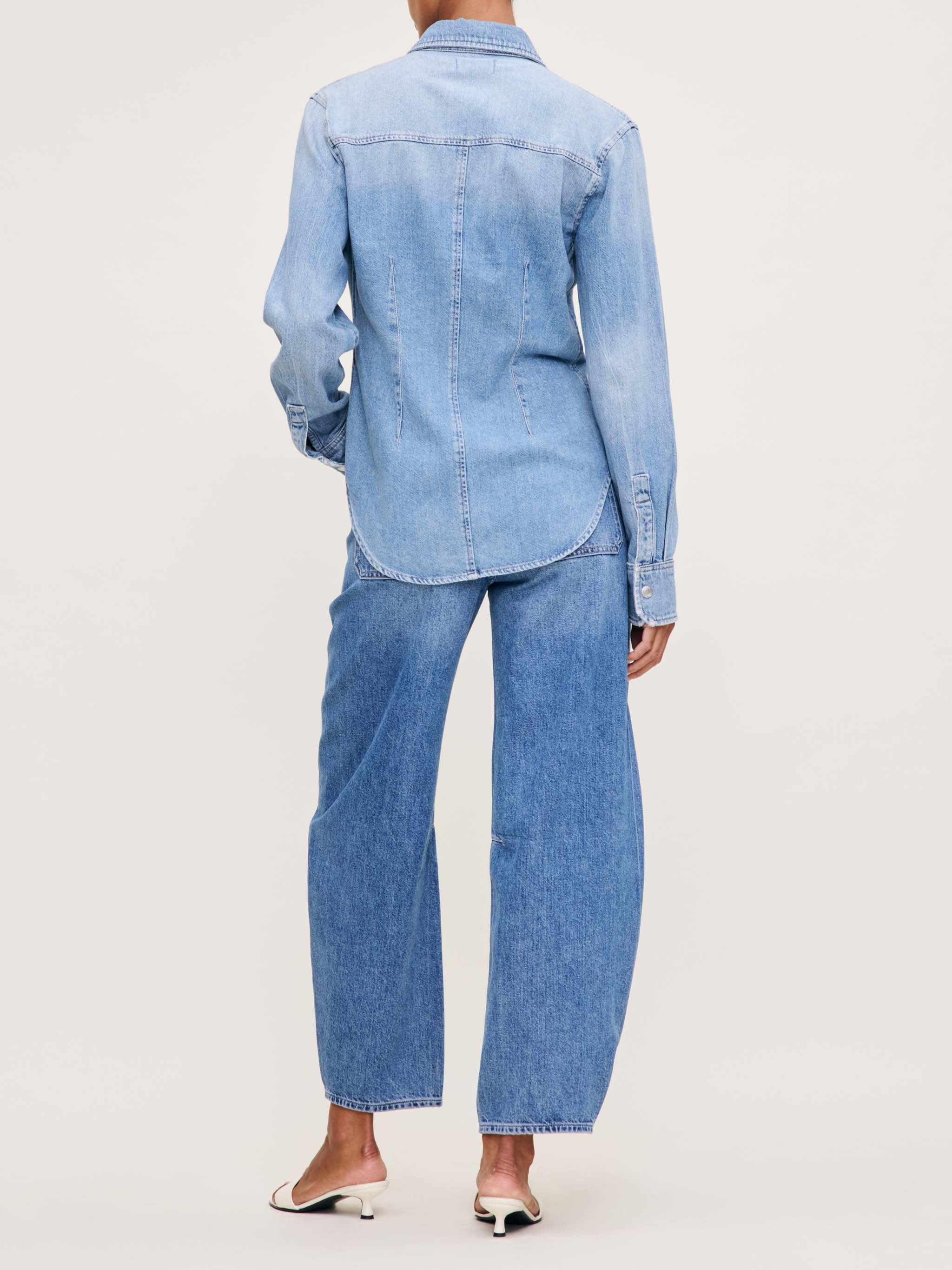 Women's Blue Denim Shirt