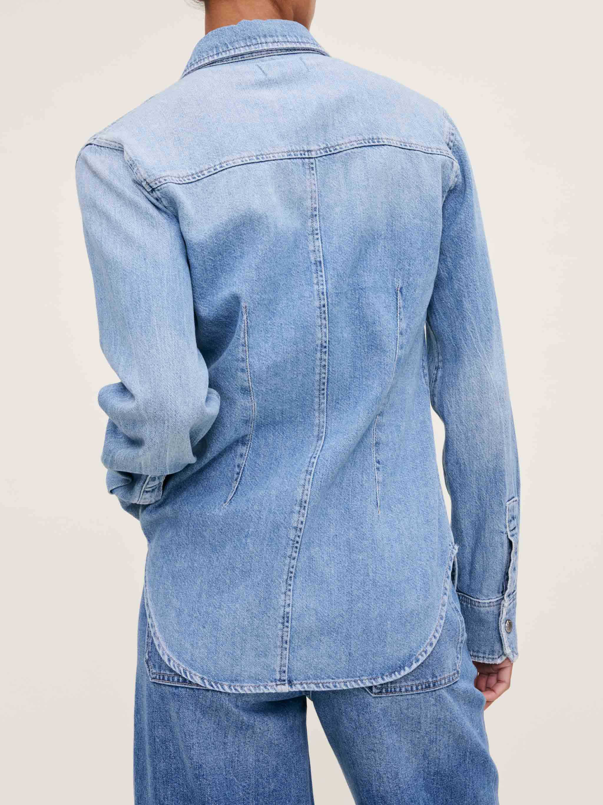 Women's Blue Denim Shirt