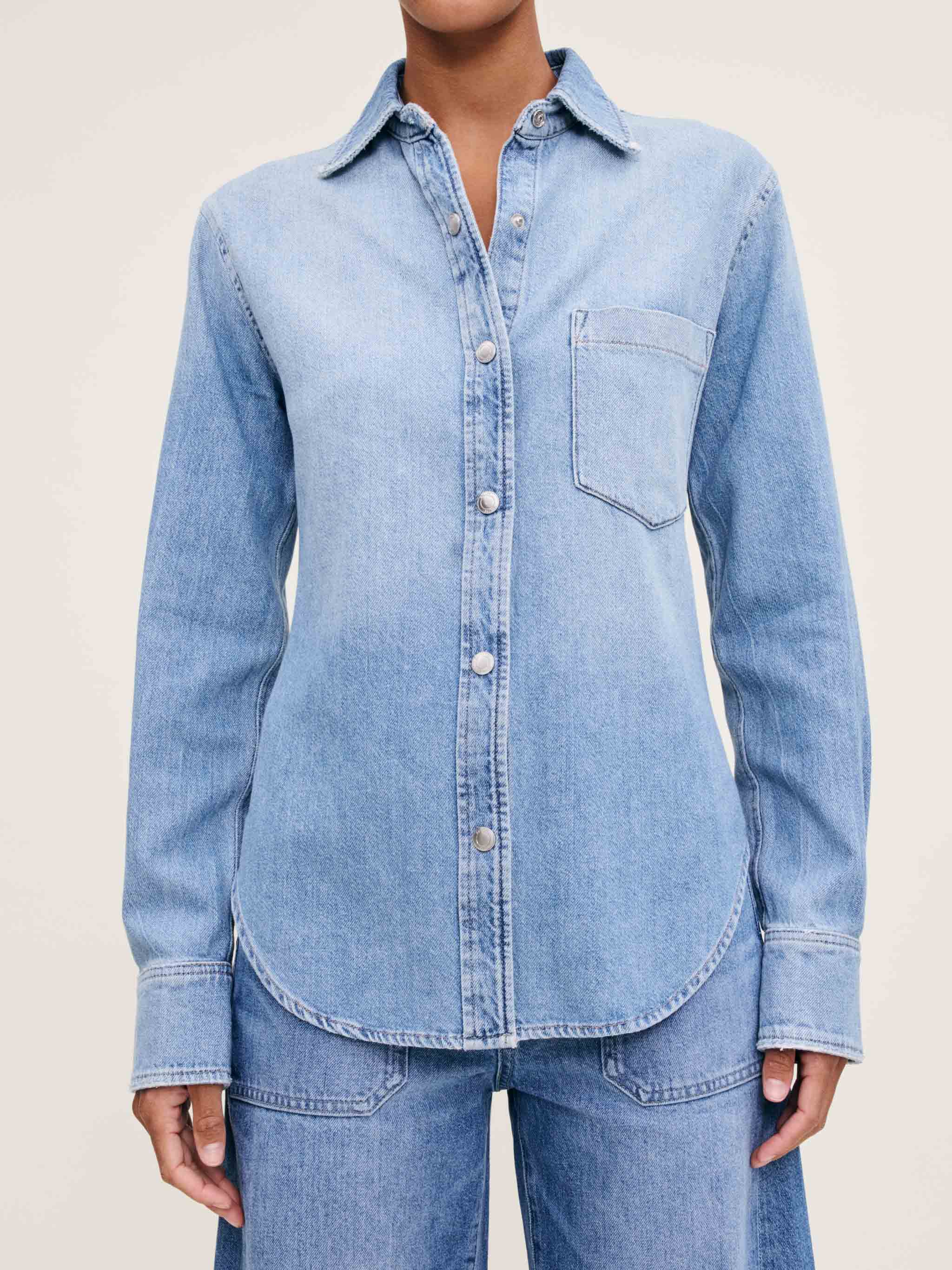 Women's Blue Denim Shirt