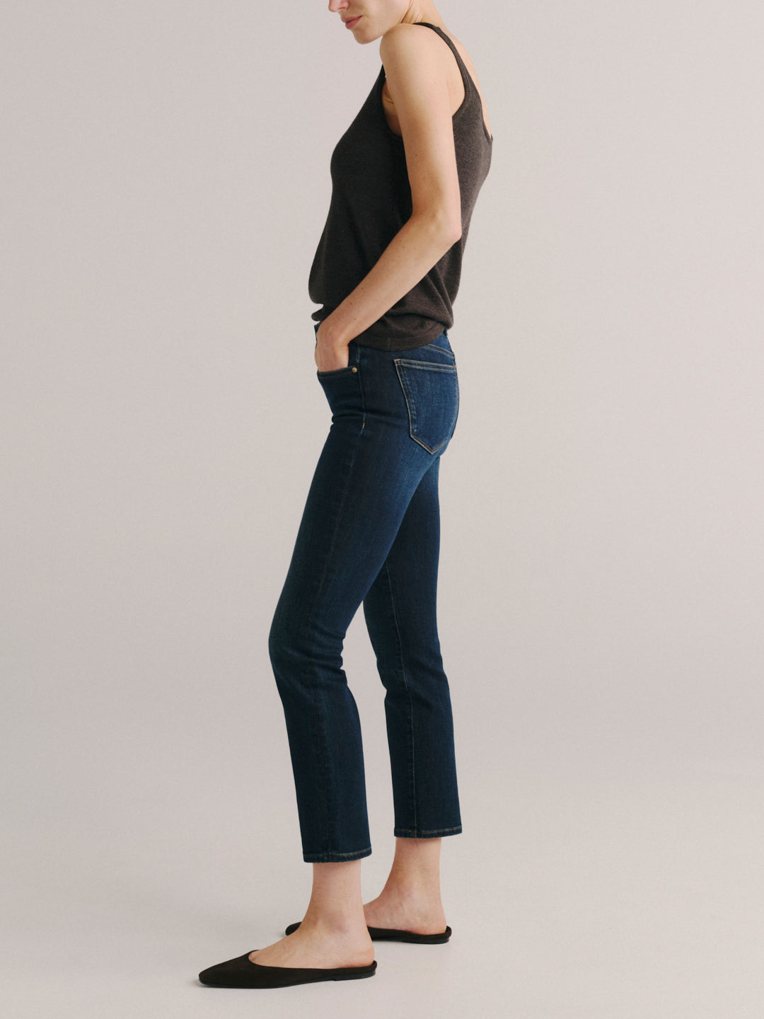 Mara Straight Mid Rise Instasculpt™ Ankle Jeans |  Eastside