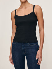 Ribbed Tank |  Black
