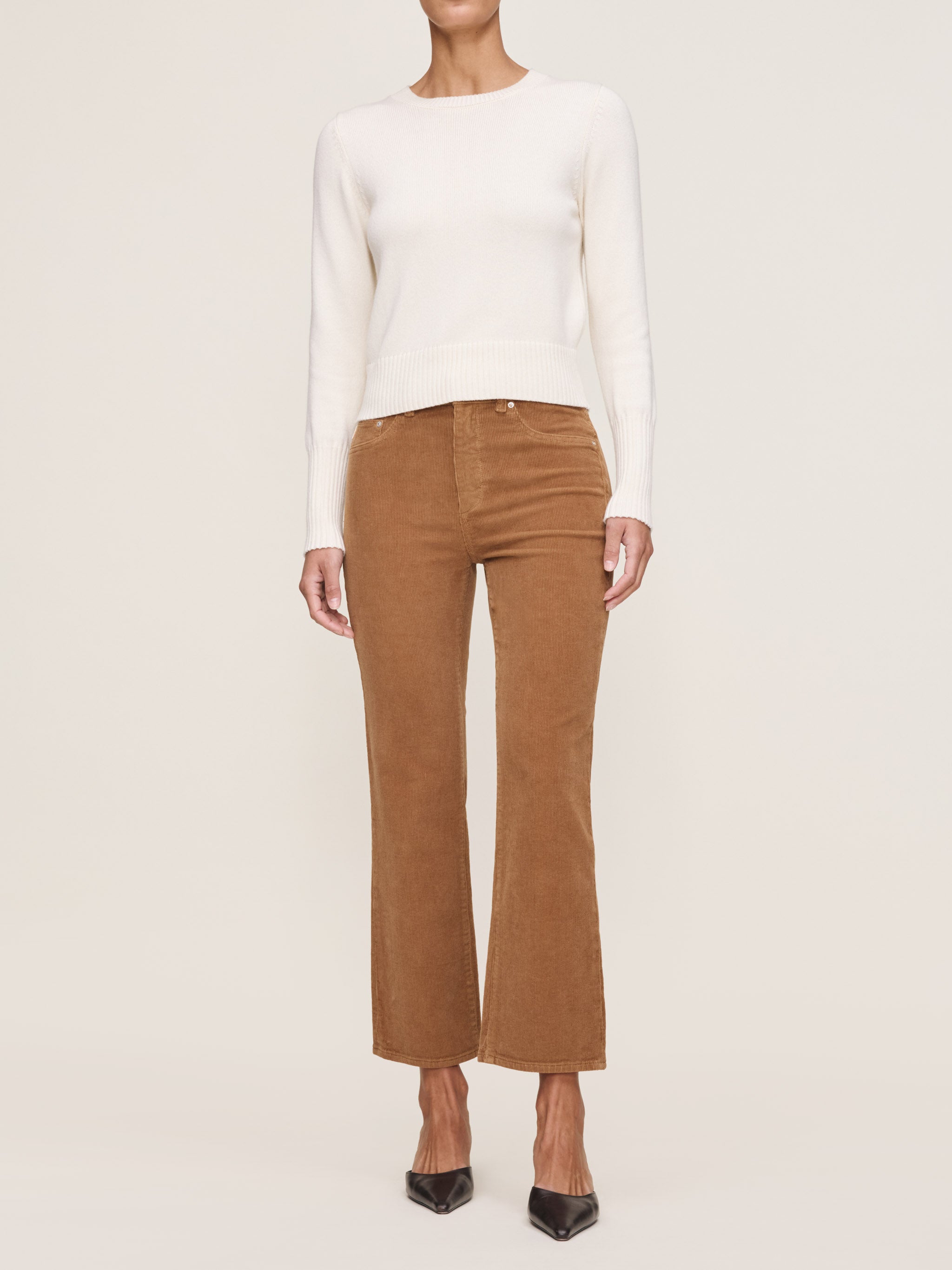 Bridget Boot High Rise Instasculpt™ Crop Jeans | Teakwood