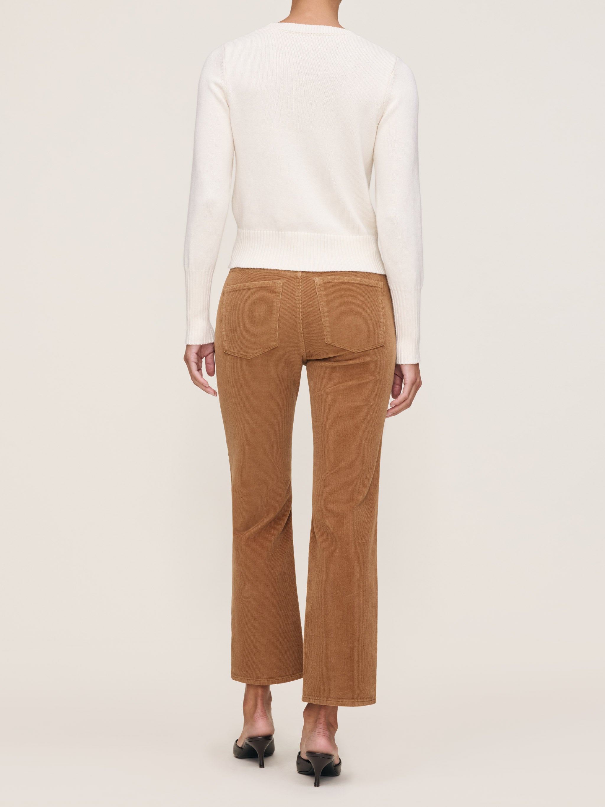 Bridget Boot High Rise Instasculpt™ Crop Jeans | Teakwood