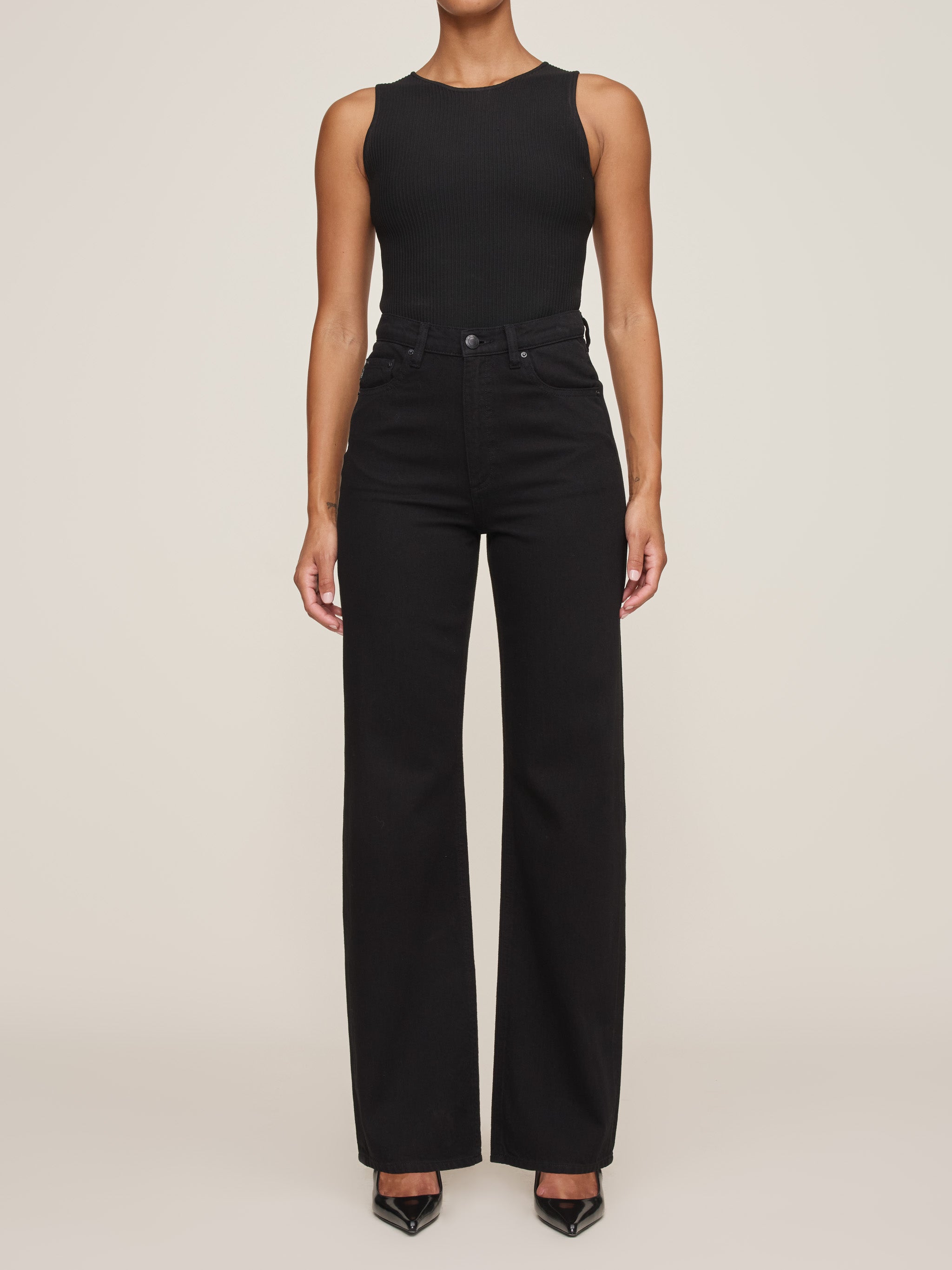 Karmine Refined Wide Leg High Rise 31