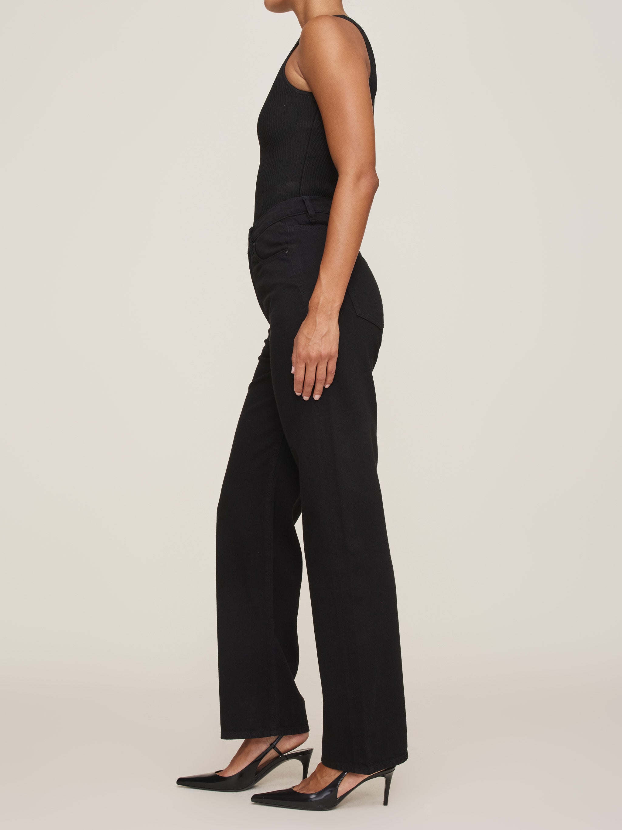 Karmine Refined Wide Leg High Rise 31