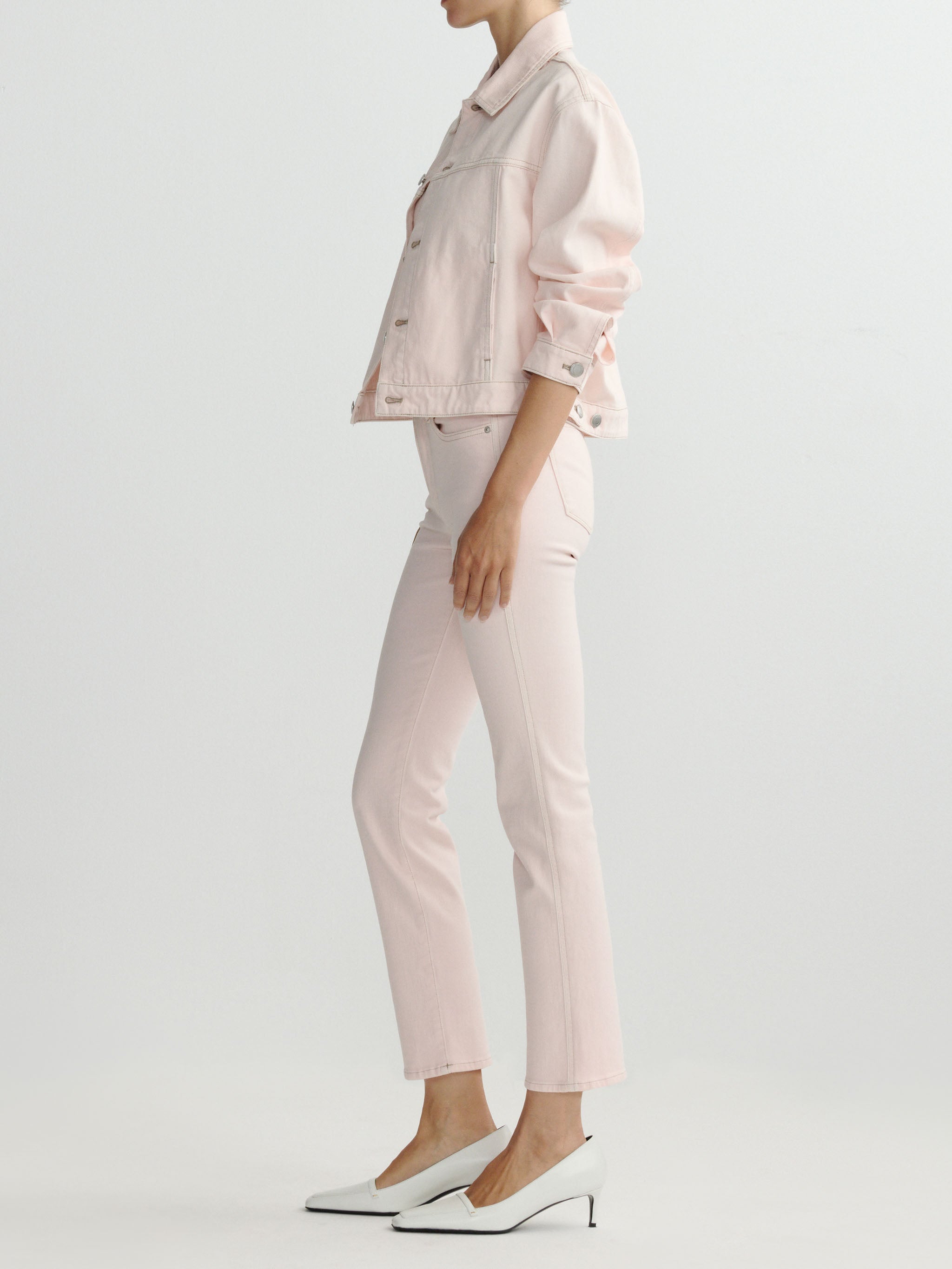 Mara Straight Mid Rise Instasculpt™ Ankle Jeans | Ballet