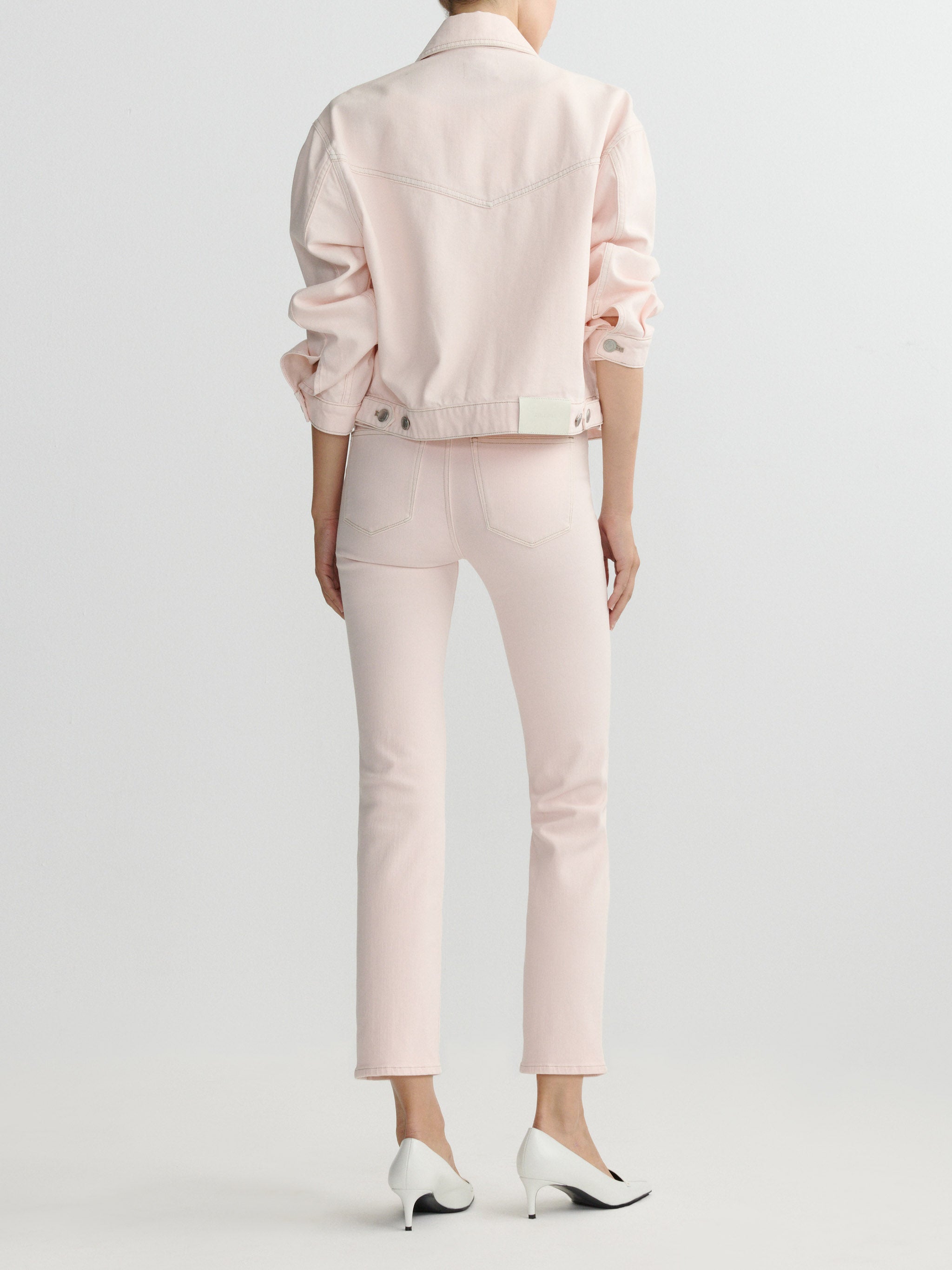 Mara Straight Mid Rise Instasculpt™ Ankle Jeans | Ballet