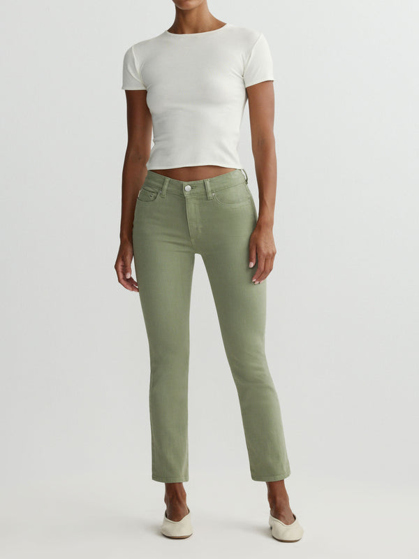Mara Straight Mid Rise Instasculpt™ Ankle Jeans | Supergreens