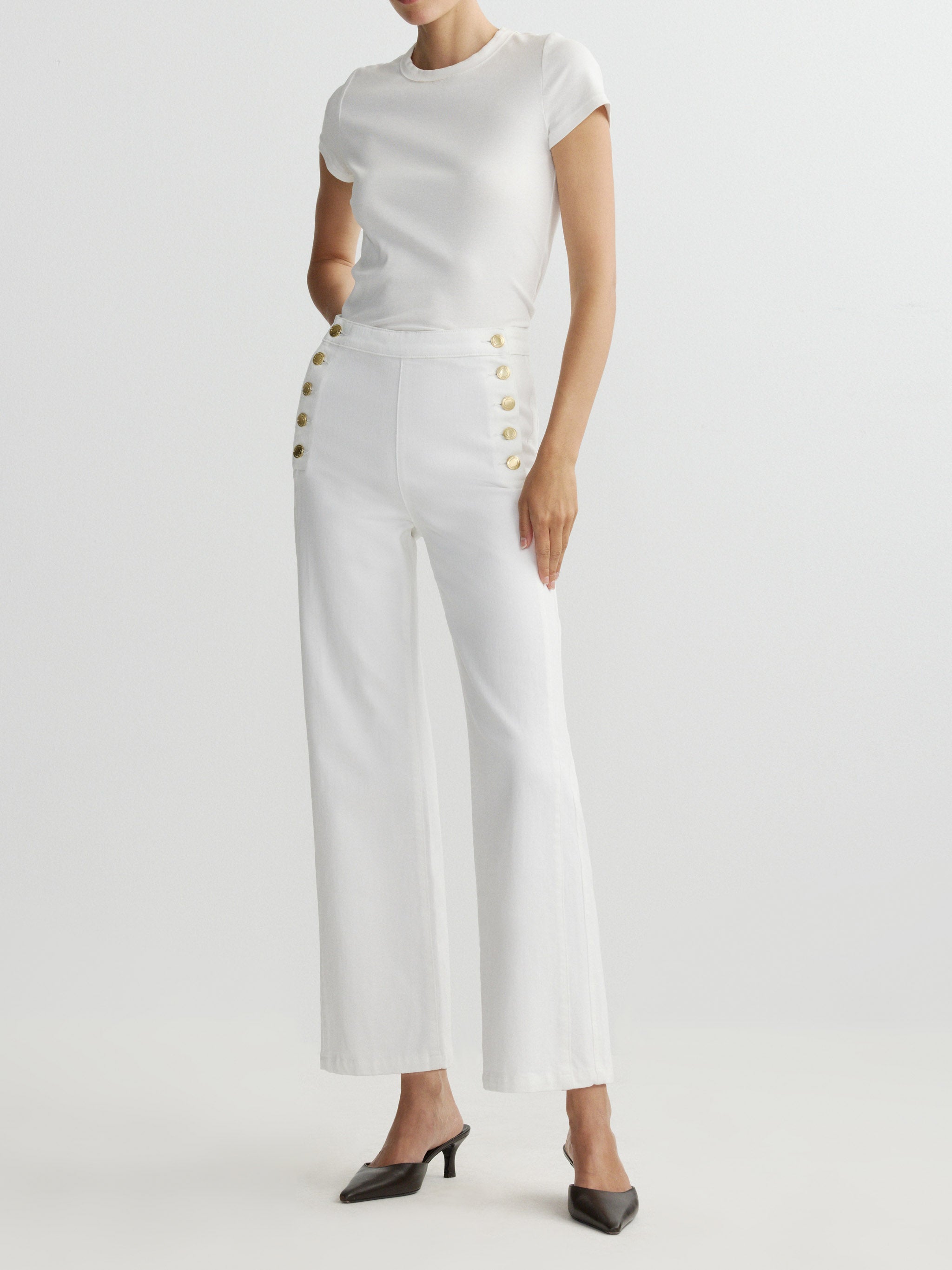 Karmine Refined Wide Leg High Rise 28
