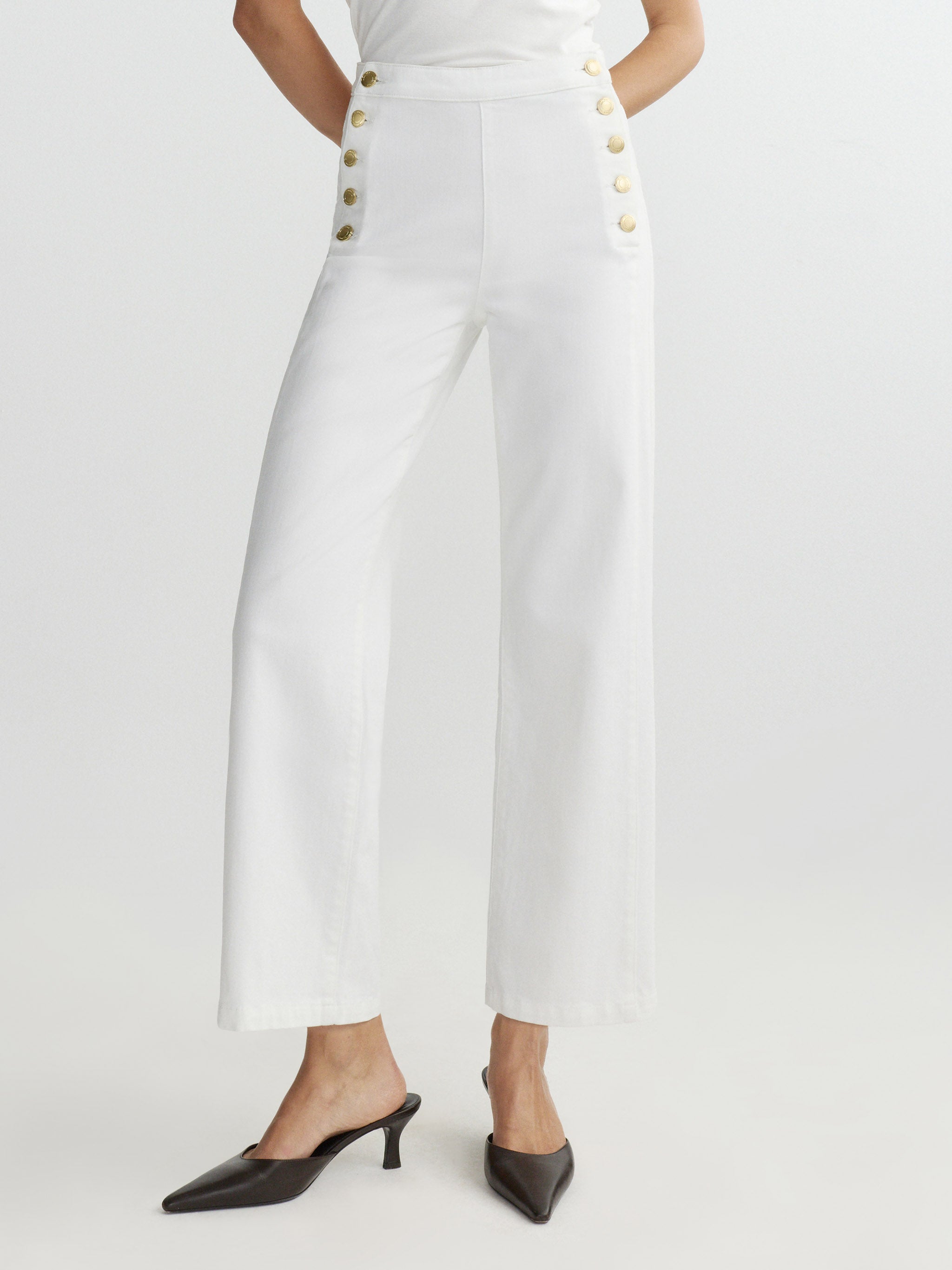 Karmine Refined Wide Leg High Rise 28