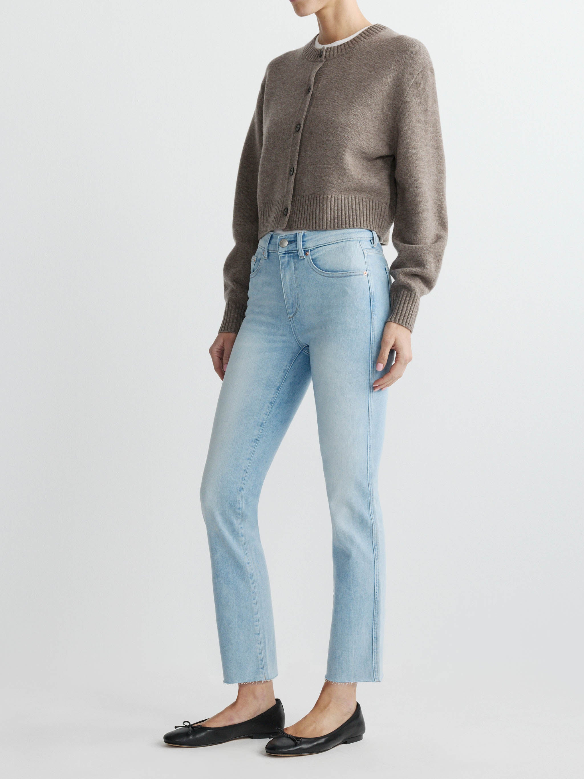 Mara Straight Mid Rise Instasculpt™ Ankle Jeans | Ocean