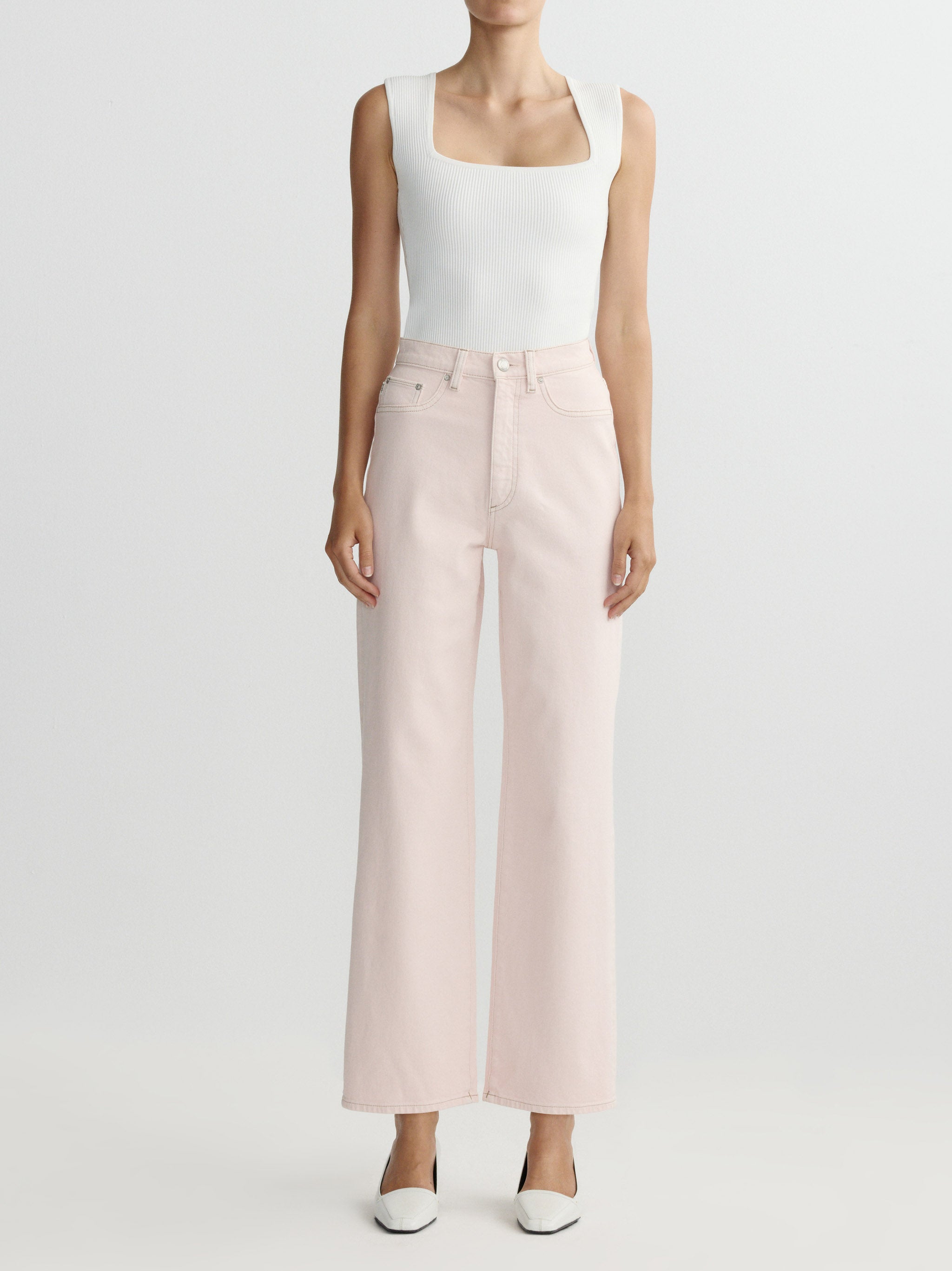 Karmine Refined Wide Leg High Rise 28