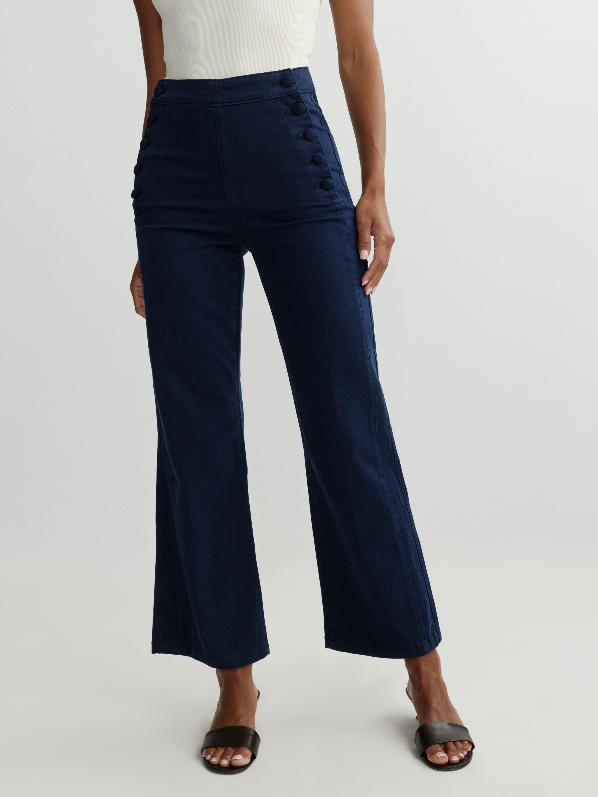 Karmine Refined Wide Leg High Rise 28