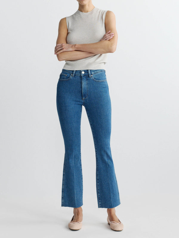 Bridget Boot High Rise Instasculpt™ Crop Jeans | Spring Showers