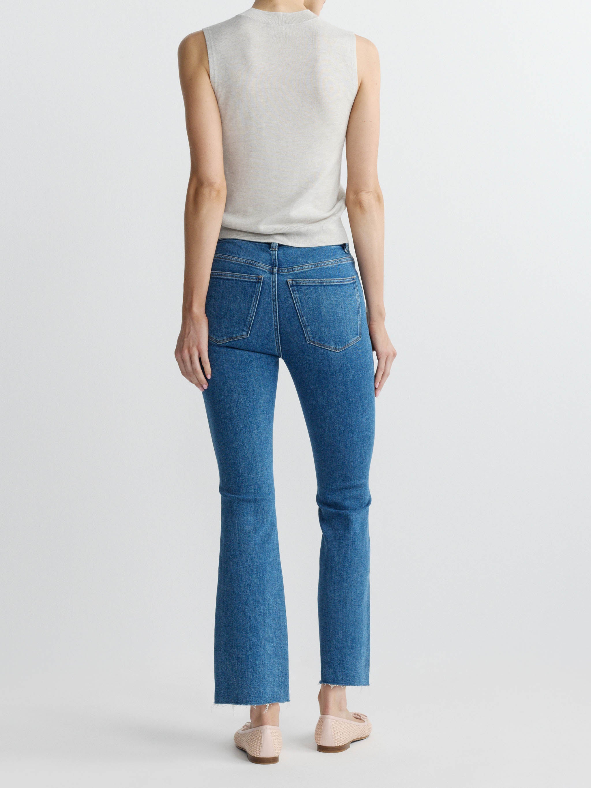 Bridget Boot High Rise Instasculpt™ Crop Jeans | Spring Showers