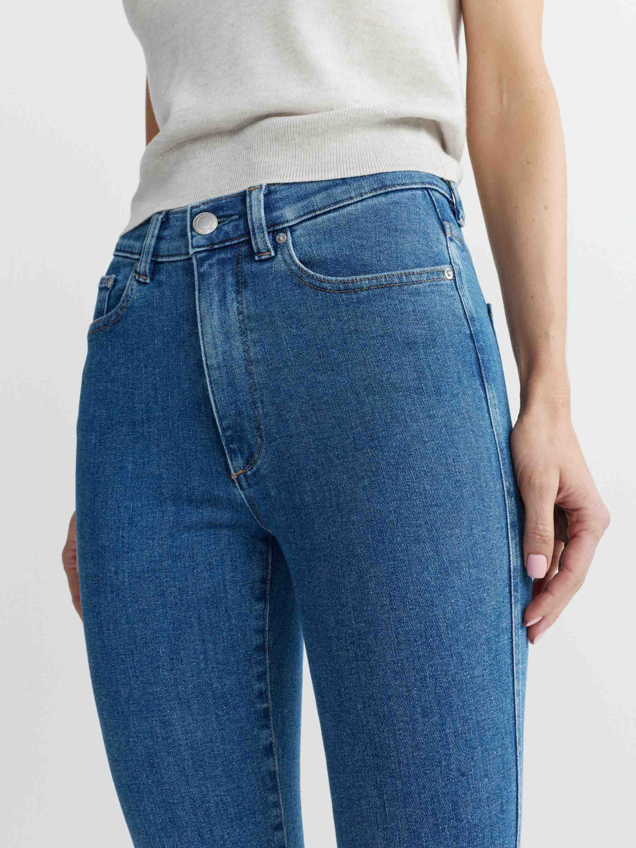 Bridget Boot High Rise Instasculpt™ Crop Jeans | Spring Showers