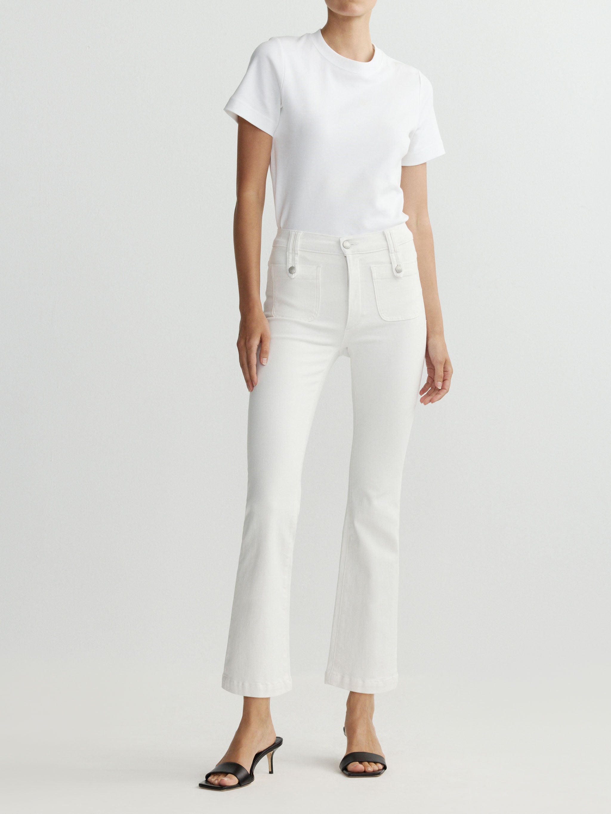 Bridget Boot High Rise Instasculpt™ Crop Jeans | Porcelain