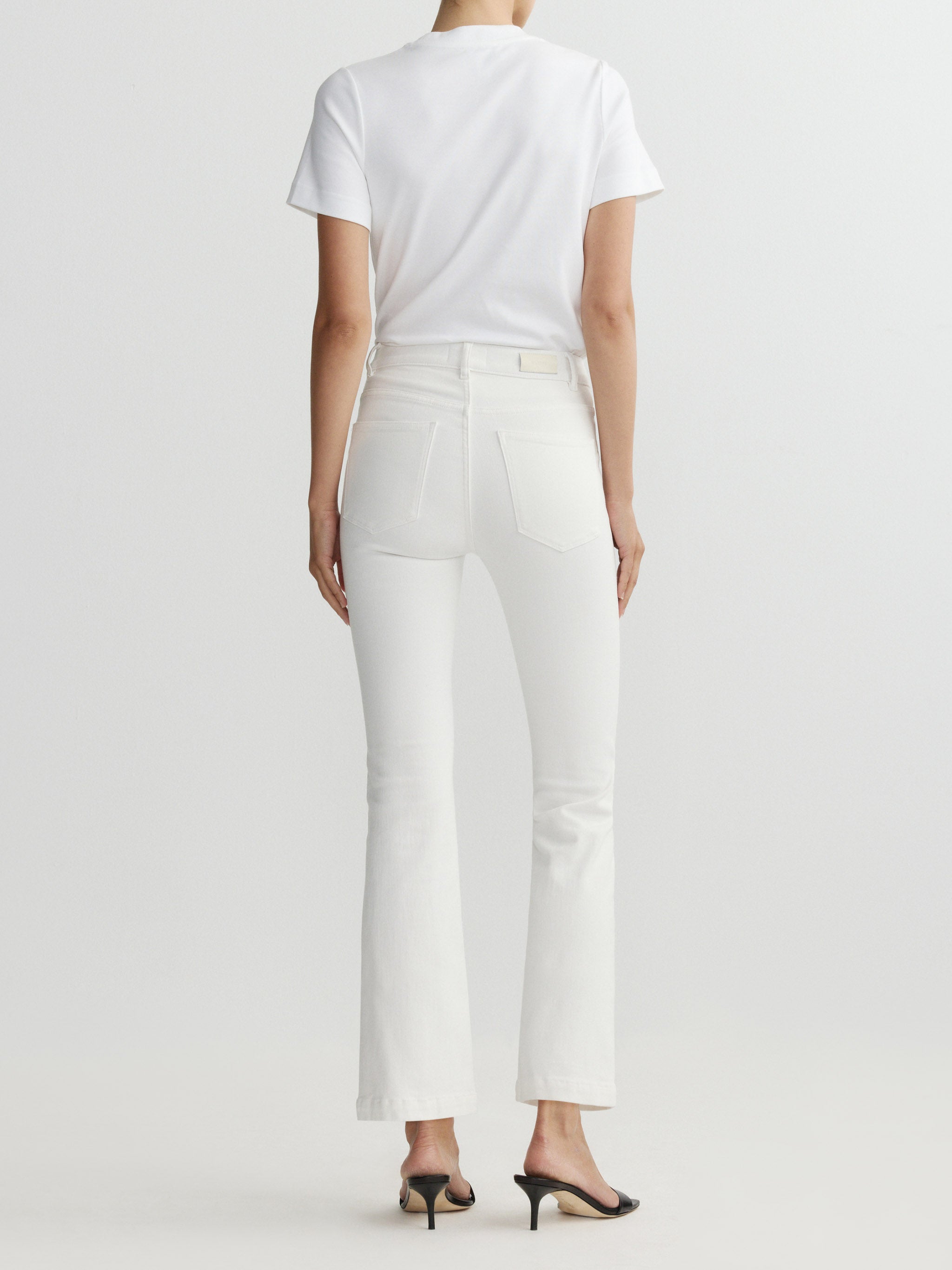 Bridget Boot High Rise Instasculpt™ Crop Jeans | Porcelain