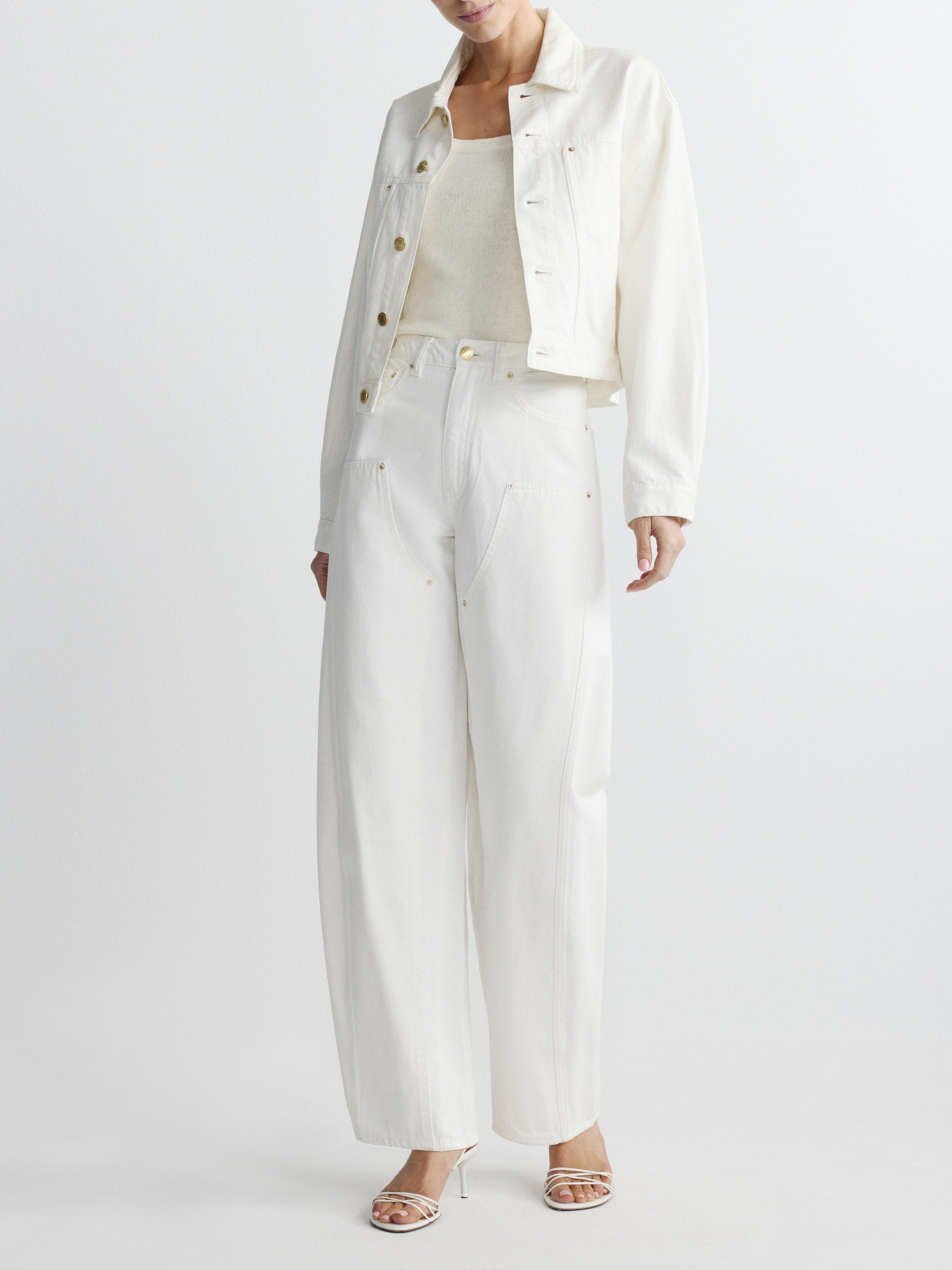 Jamie Denim Jacket | White