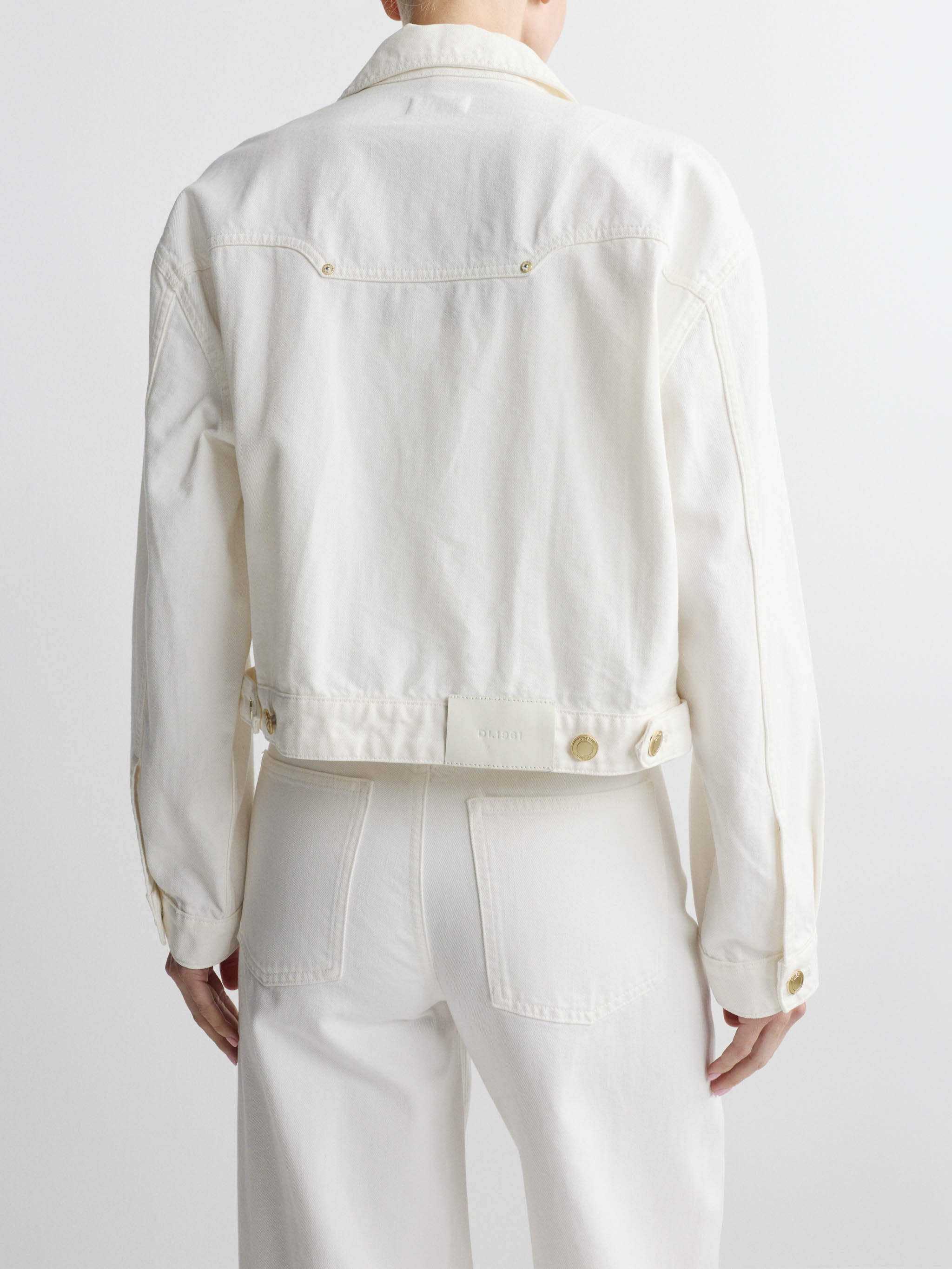 Jamie Denim Jacket | White