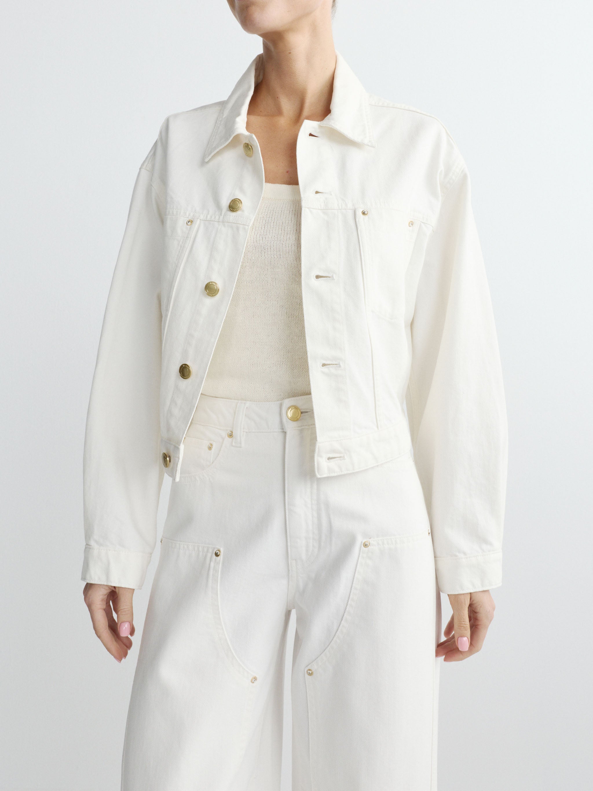 Jamie Denim Jacket | White