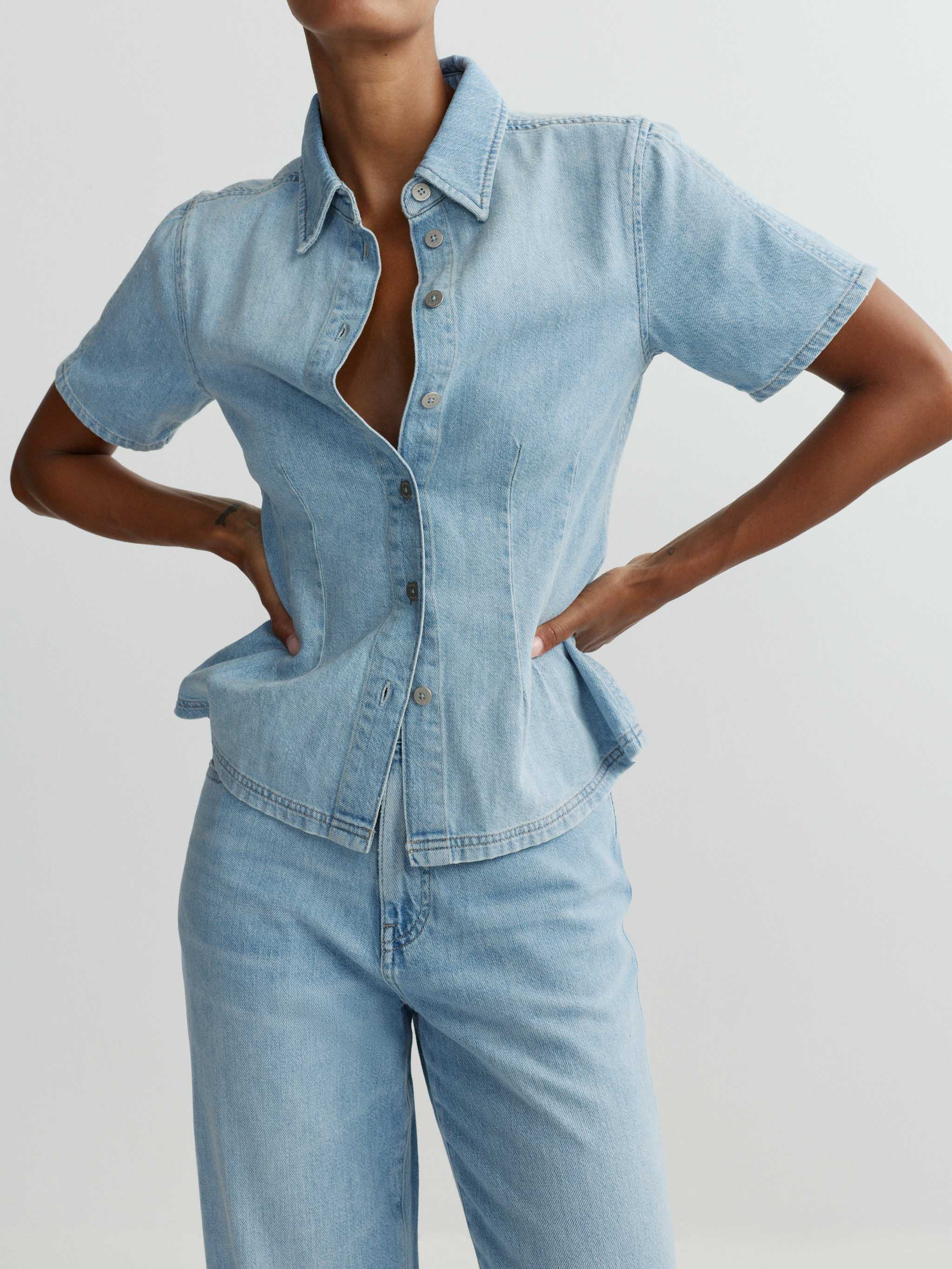 Joice Shirt Short Sleeve | Beachfront Aura