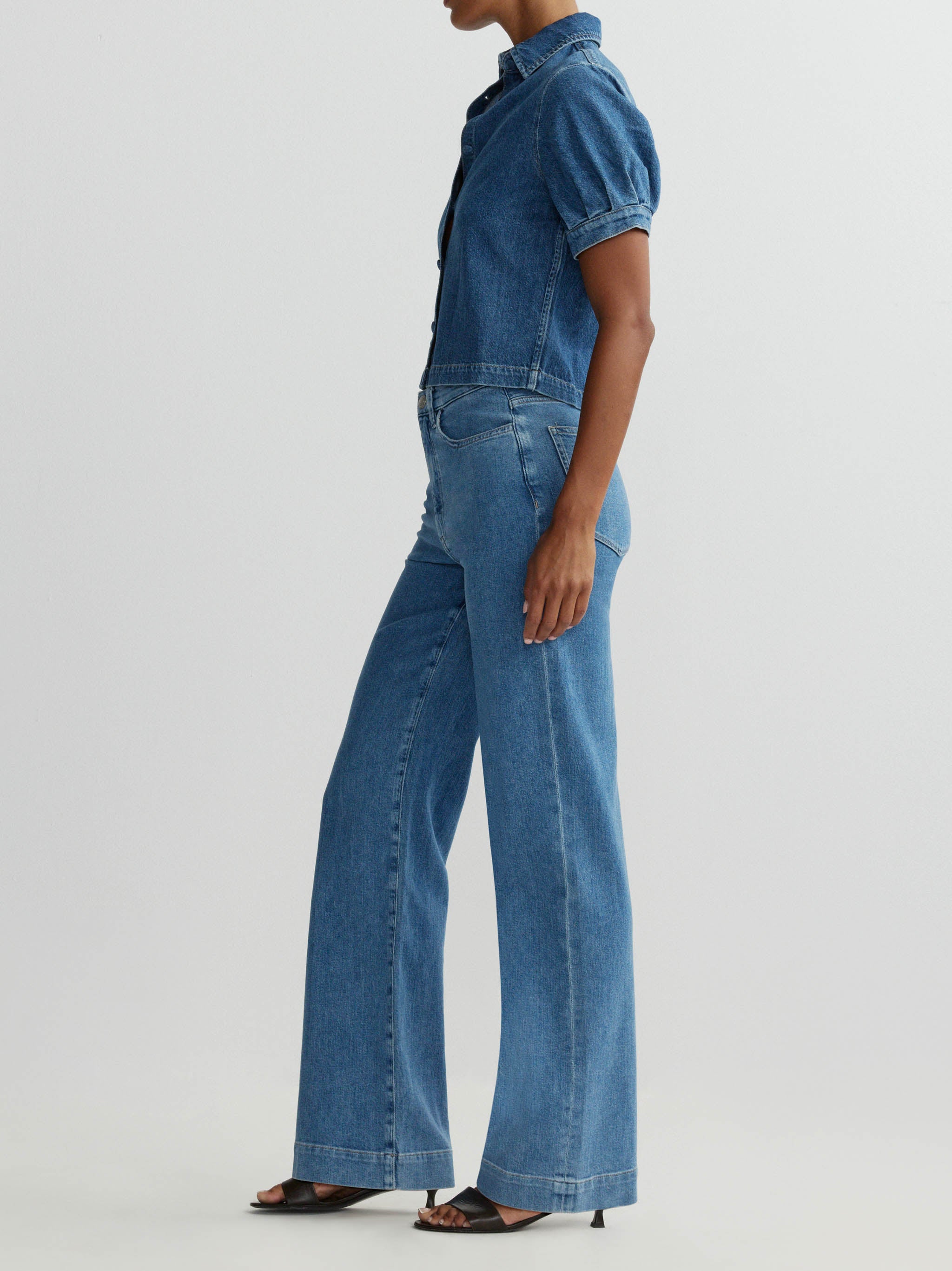 Karmine Refined Wide Leg High Rise 32