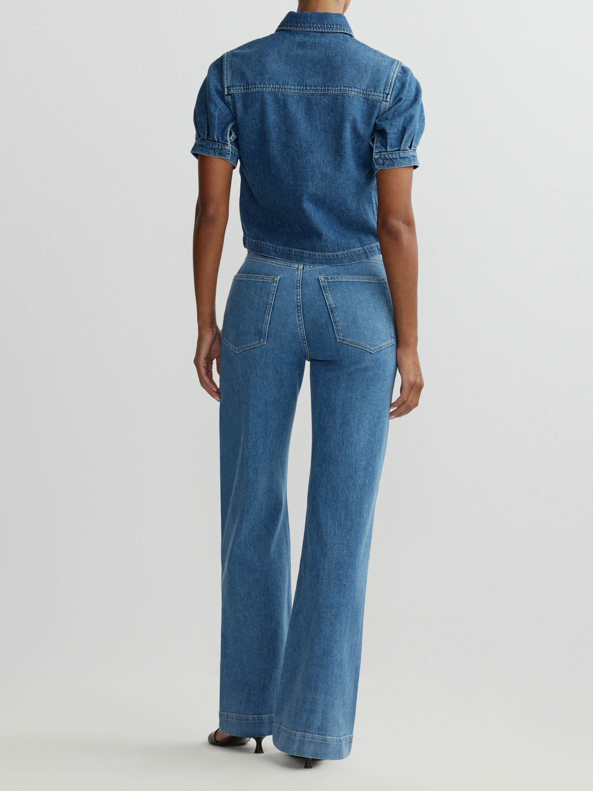 Karmine Refined Wide Leg High Rise 32