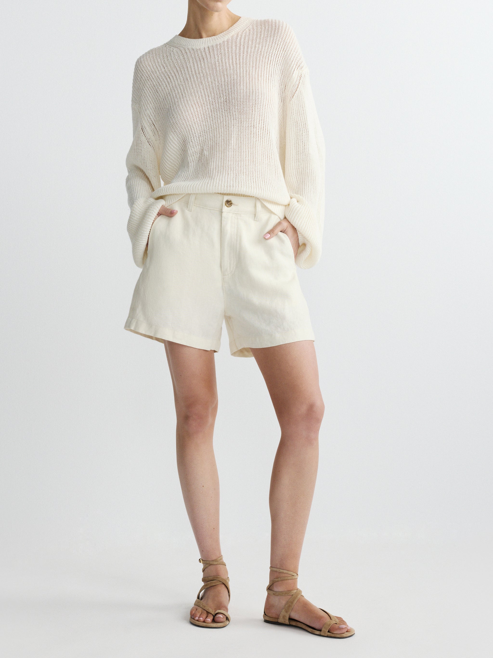 June Pullover | White
