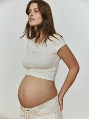 Bumpsuit Baby Mama Tee | Ivory