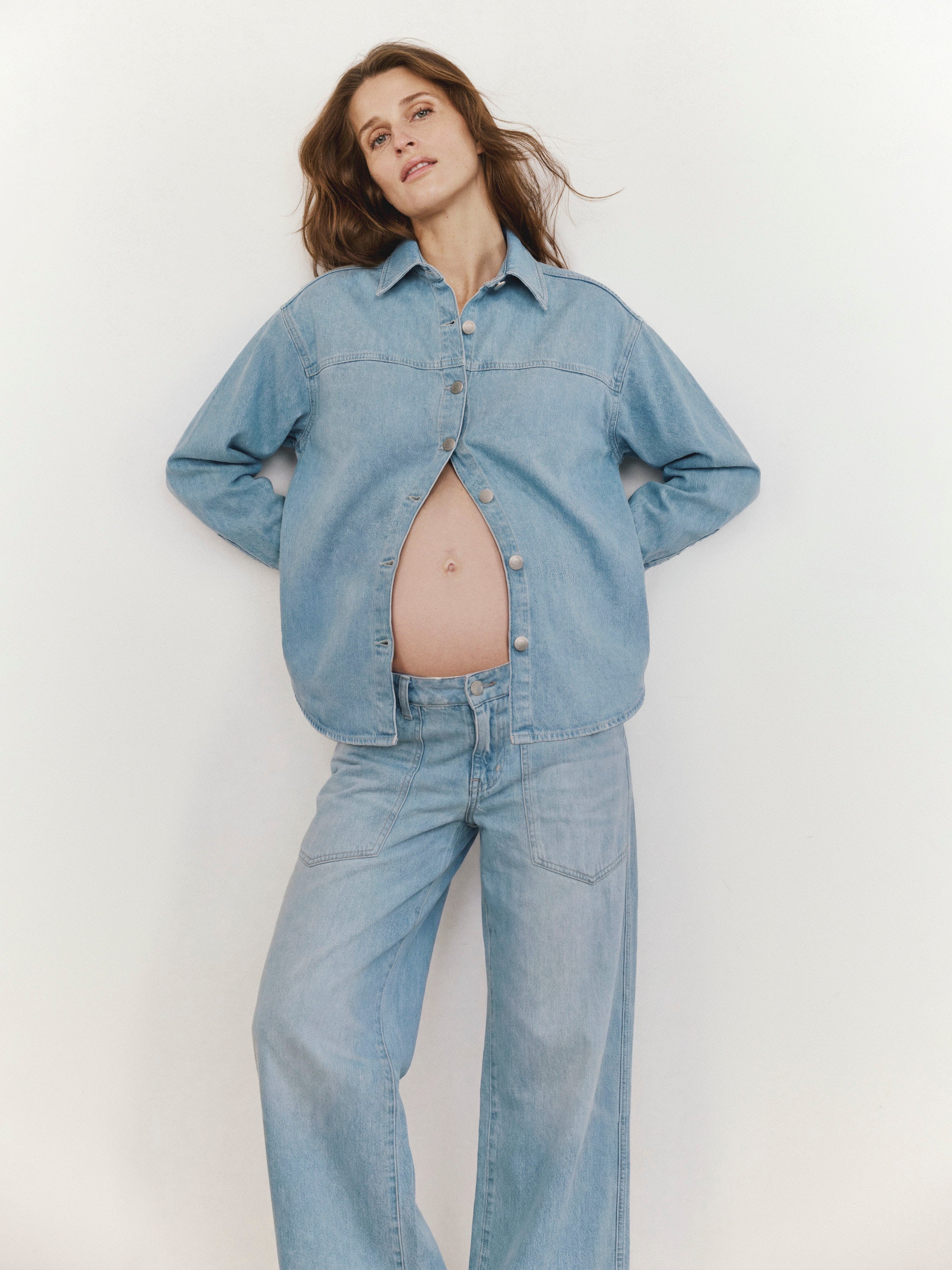 DL1961 x Bumpsuit Addison Overshirt | Beachfront Aura