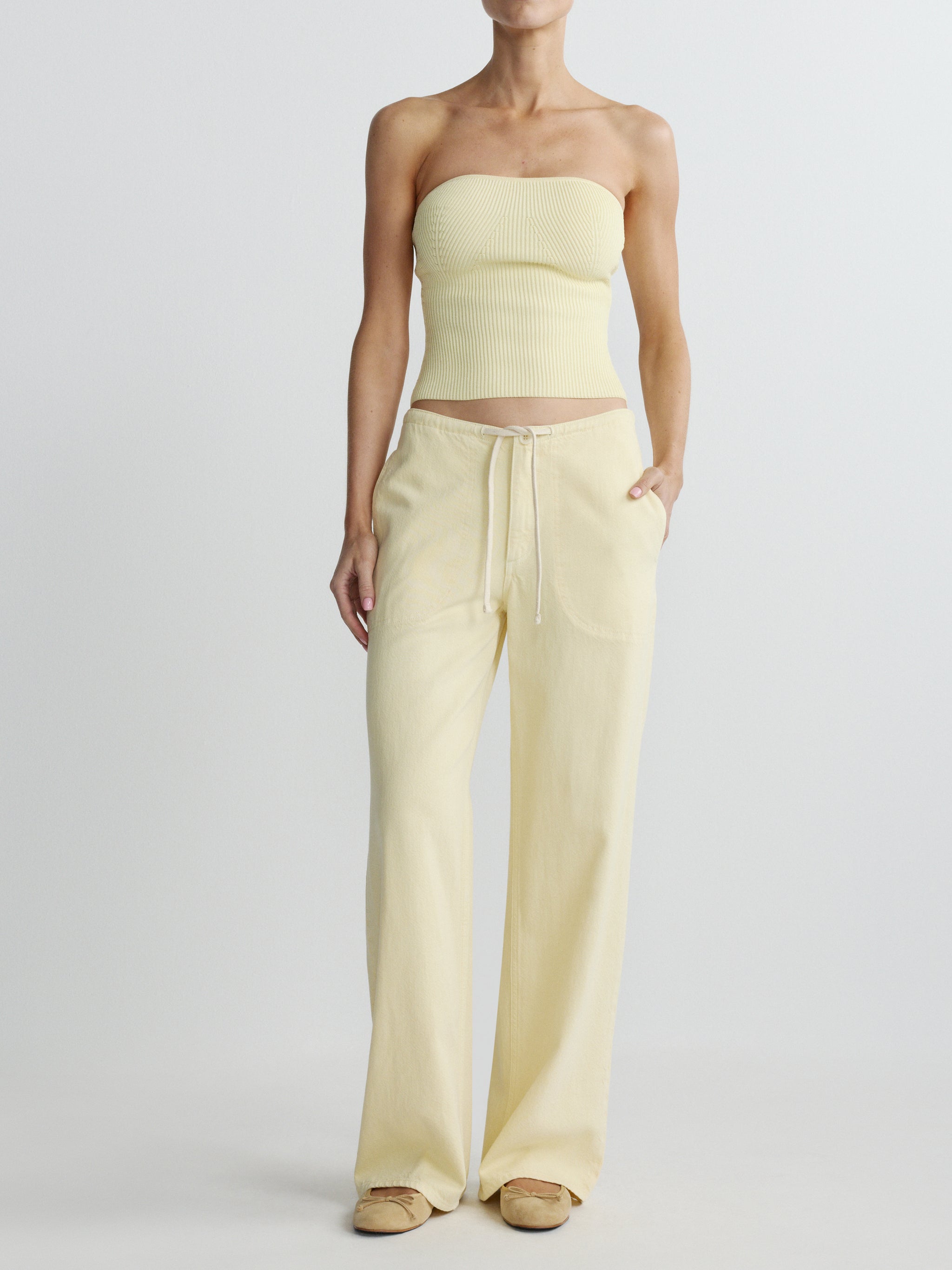 Sienna Low-Slung Wide Leg Relaxed 31” Jeans | Prosecco Aura