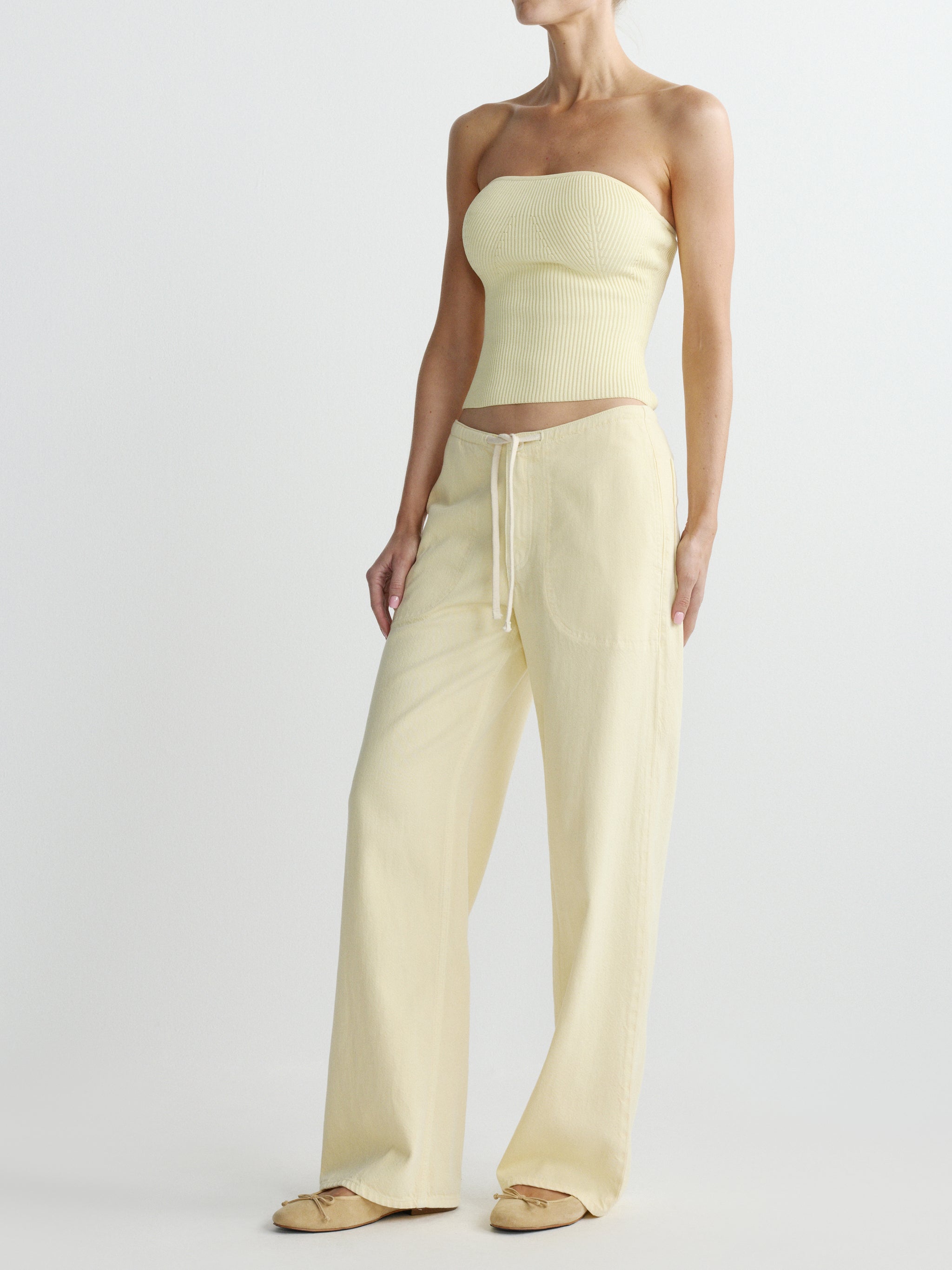 Sienna Low-Slung Wide Leg Relaxed 31” Jeans | Prosecco Aura