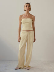 Sienna Low-Slung Wide Leg Relaxed 31” Jeans | Prosecco Aura