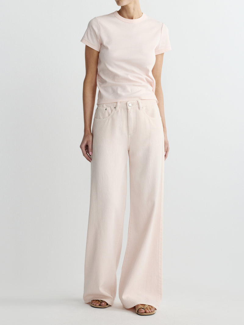 Alex Baggy Wide Leg Mid Rise 32" Jeans | Ballet Aura