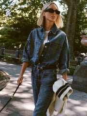 x Olympia Addison Overshirt | Royal