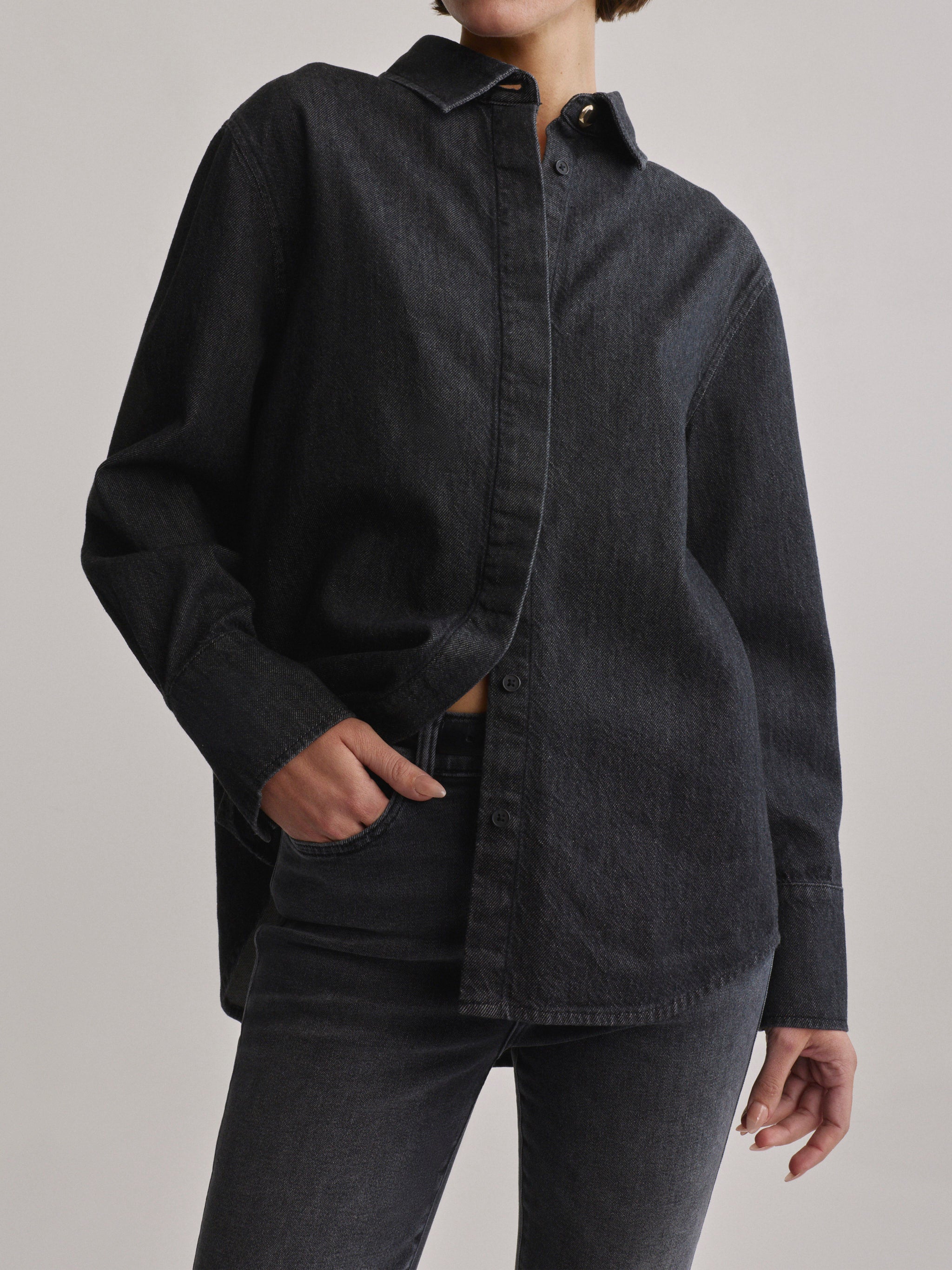 Kaia Denim Shirt | Savile Aura