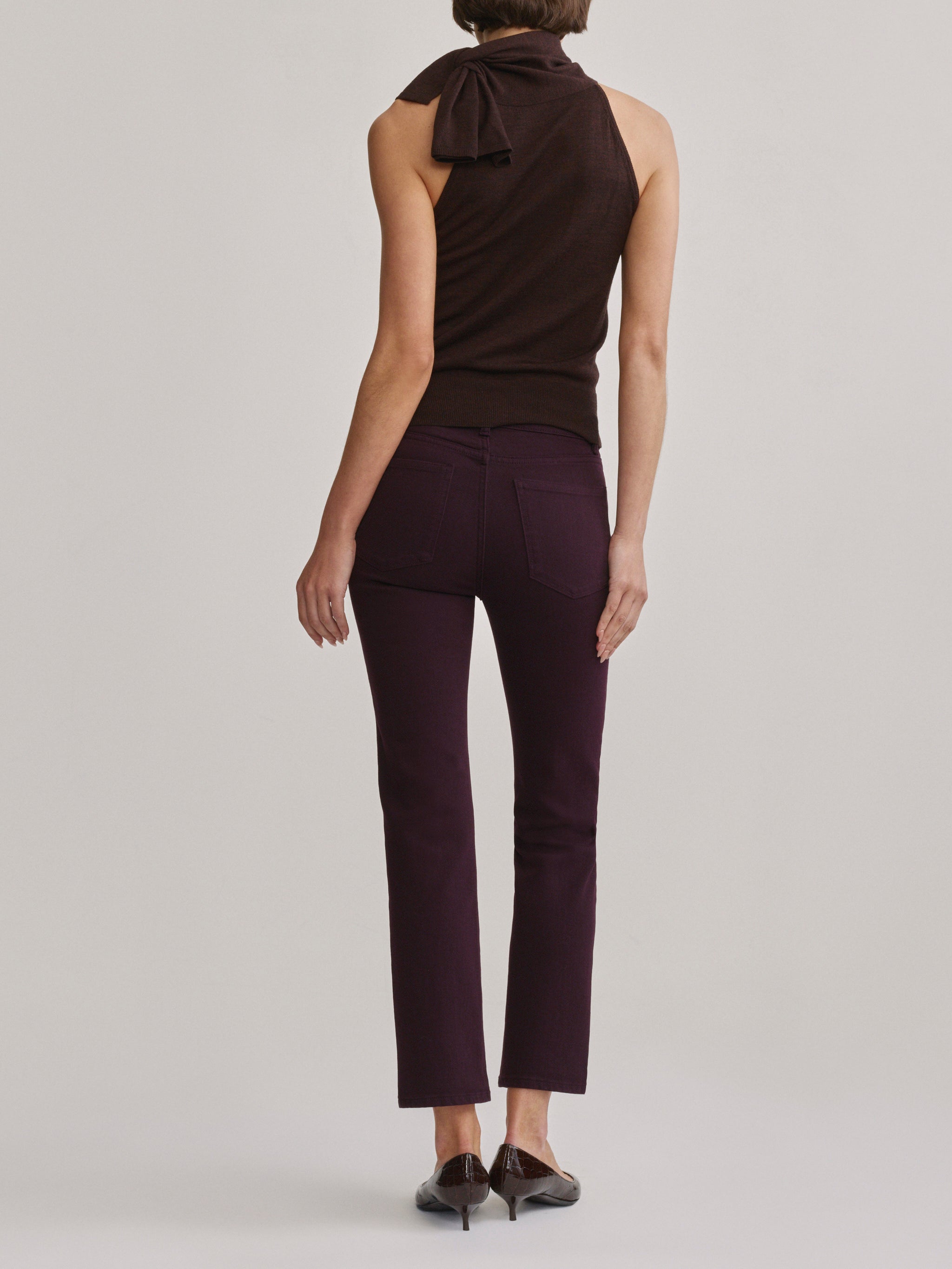 Mara Straight Mid Rise Instasculpt™ Ankle Jeans | Viola