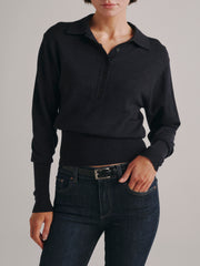 November Knit Polo | Navy