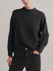 Elise Crewneck Sweater | Charcoal