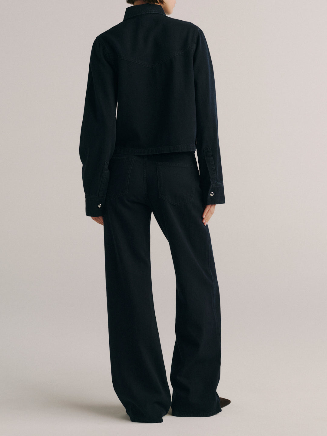 Montauk Long Sleeve Denim Shirt | Nightfall Aura