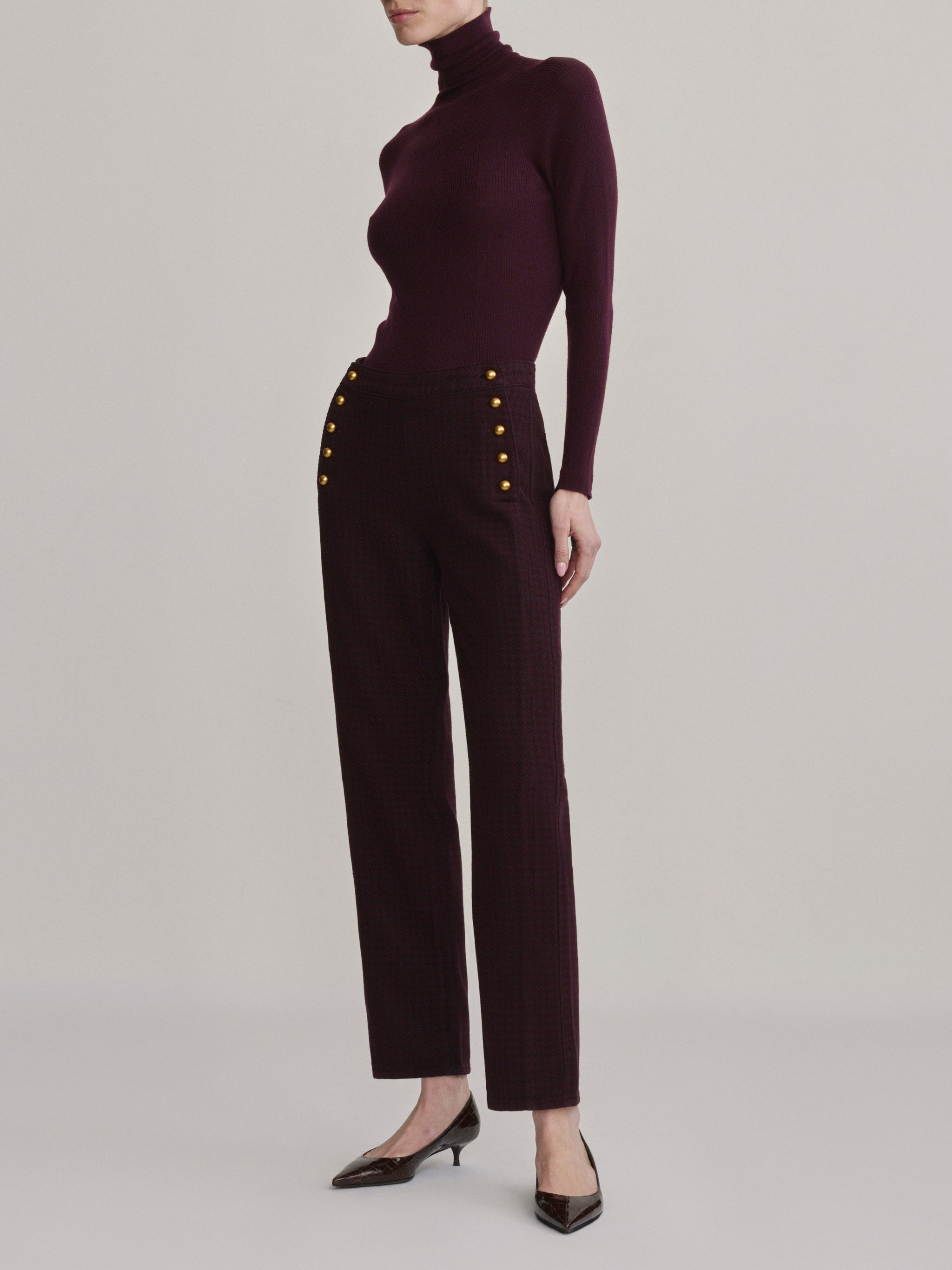 Karmine Refined Wide Leg High-Rise 28