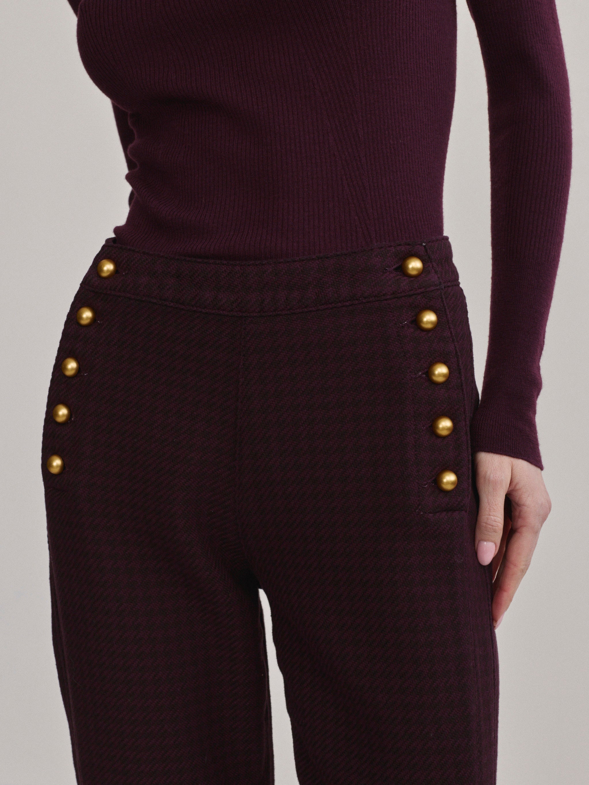 Karmine Refined Wide Leg High-Rise 28