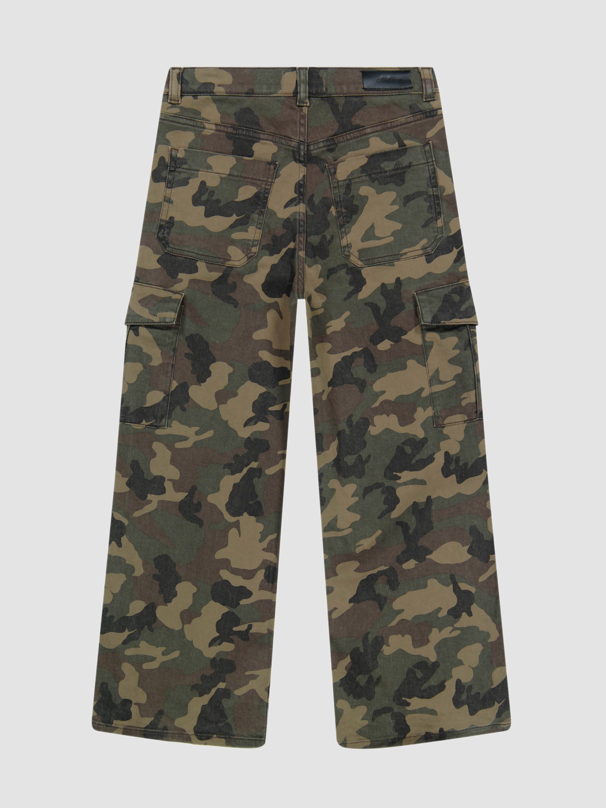 Zeke Wide Leg | Camo Cargo