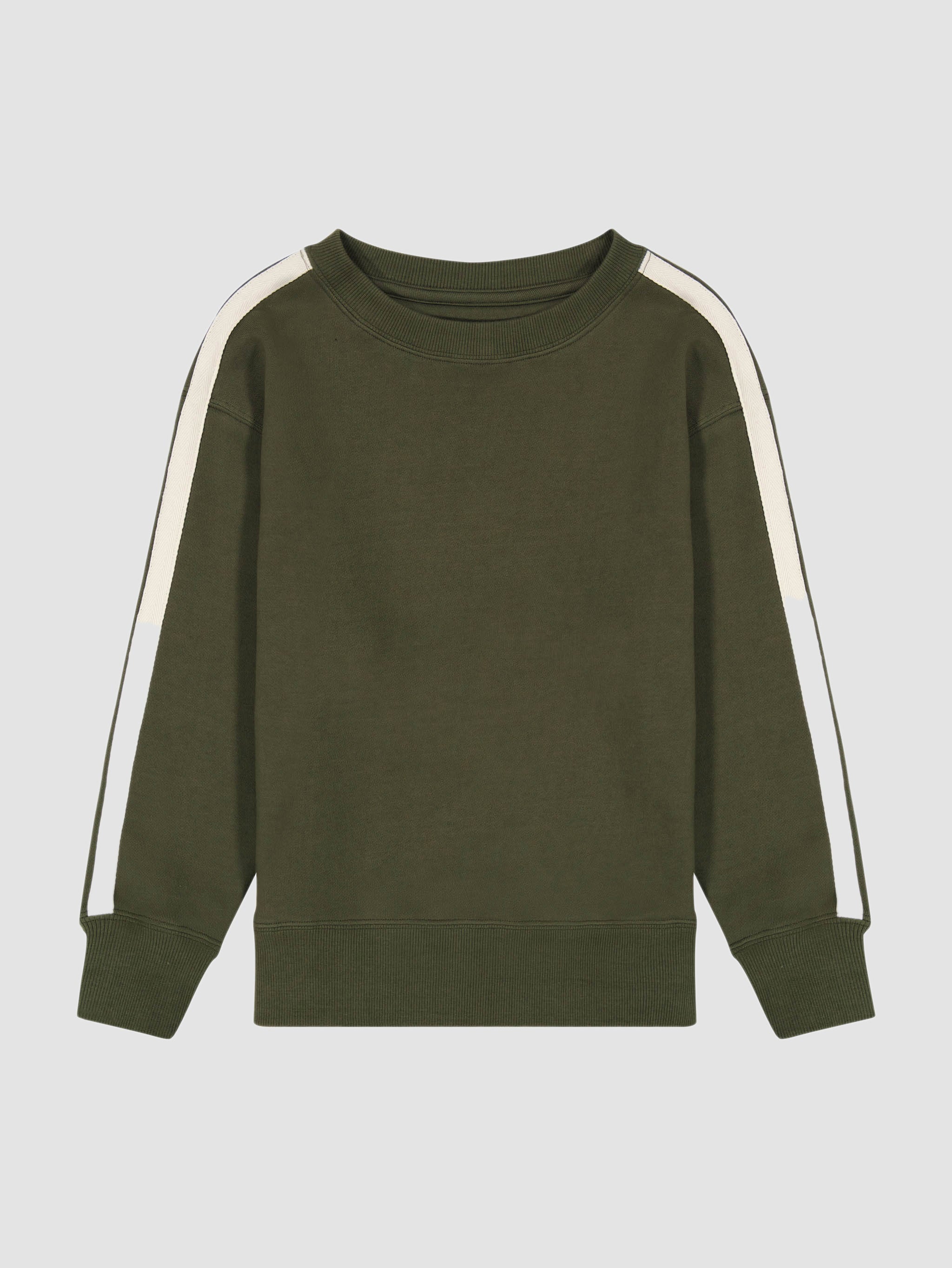 Gabe Sweatshirt | Olive Stripe