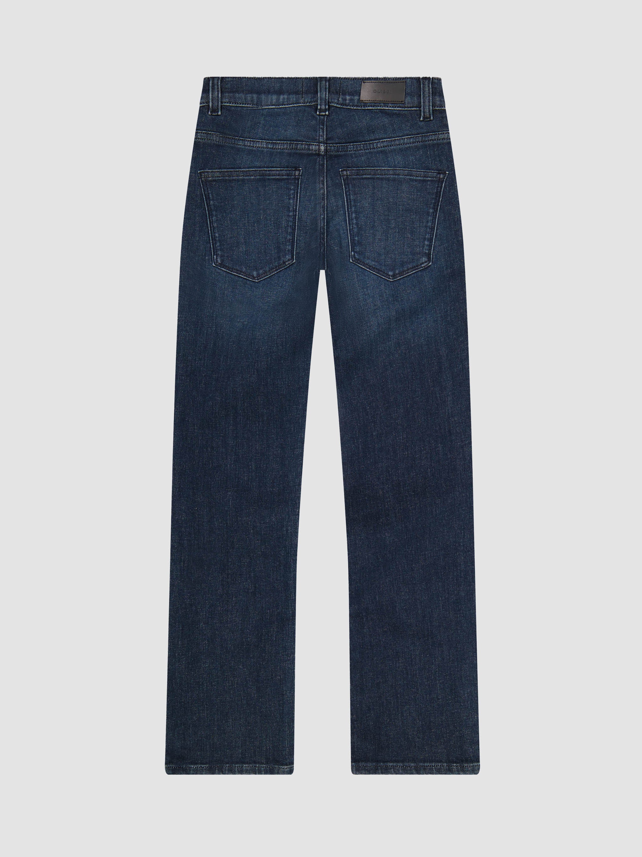 Boys' Straight Dark Blue Jeans