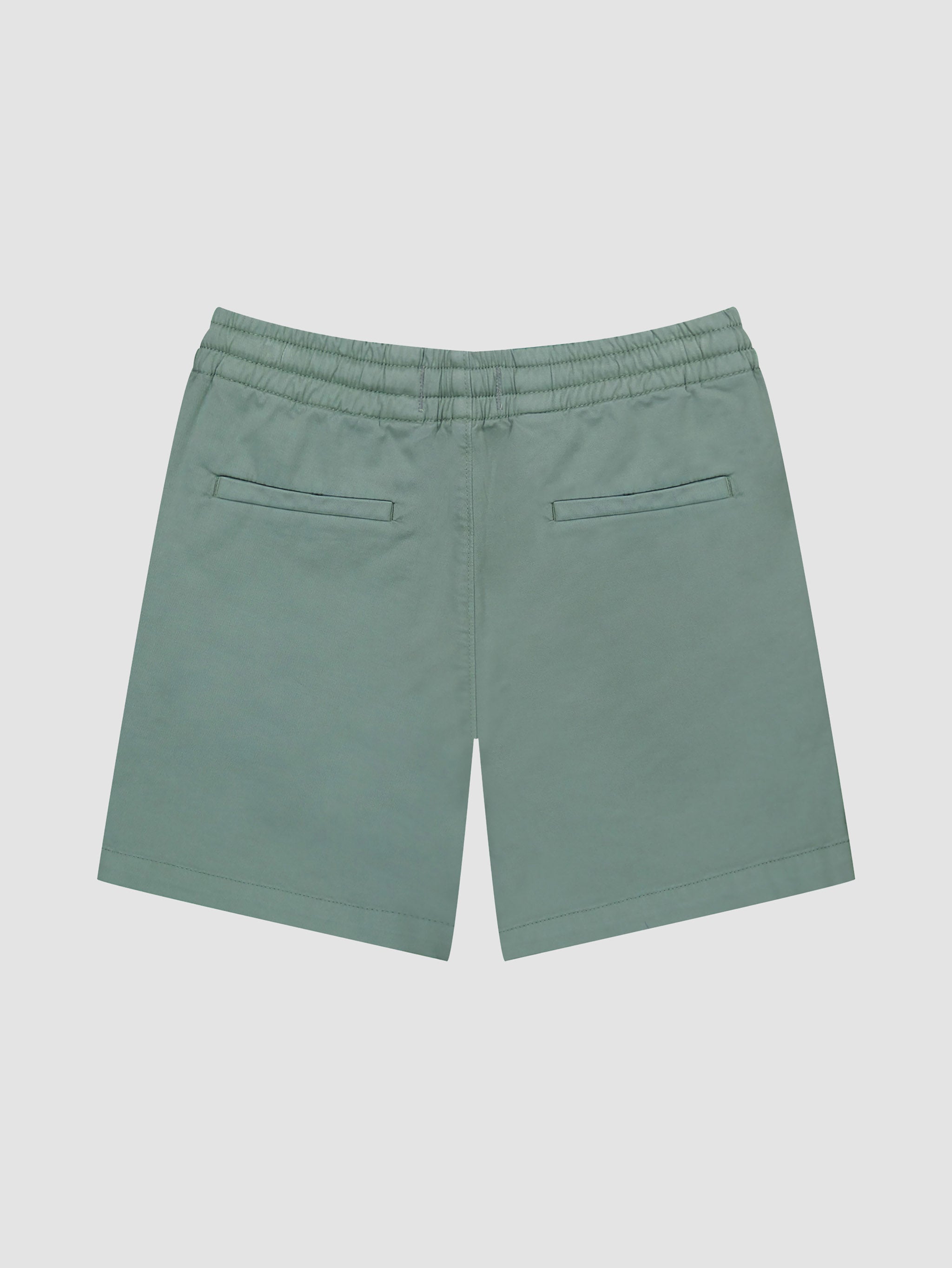 Boy's Pale Green Twill Shorts