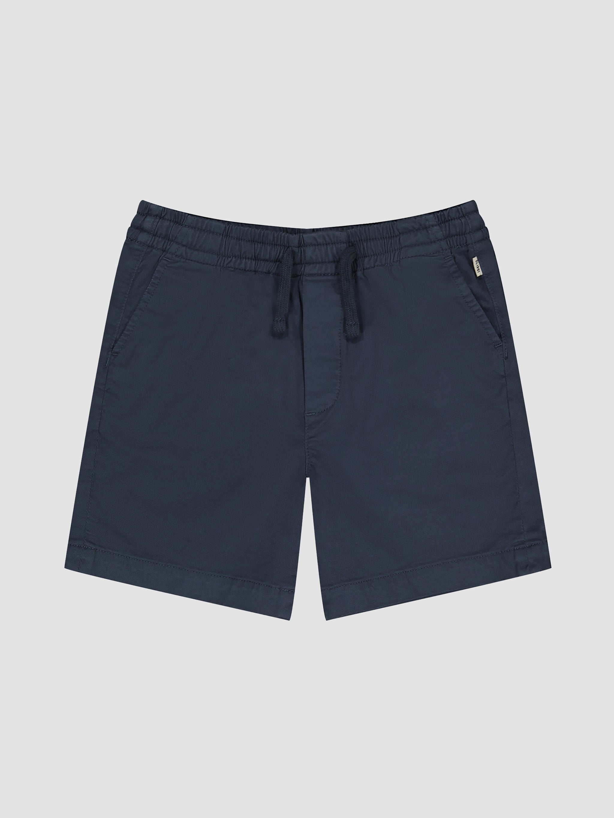 Boy's Dark Blue Twill Shorts